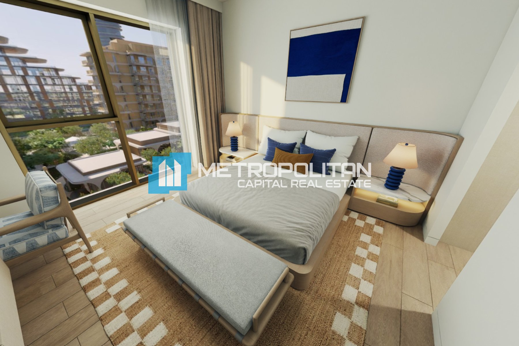 Partial Sea View|2BR+Balcony|Beachfront Community