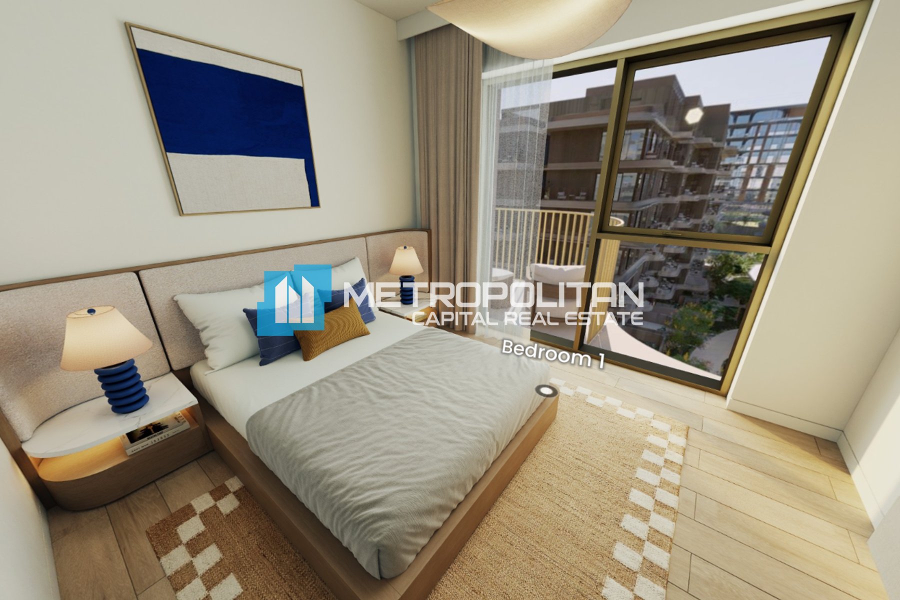 Partial Sea View|2BR+Balcony|Beachfront Community