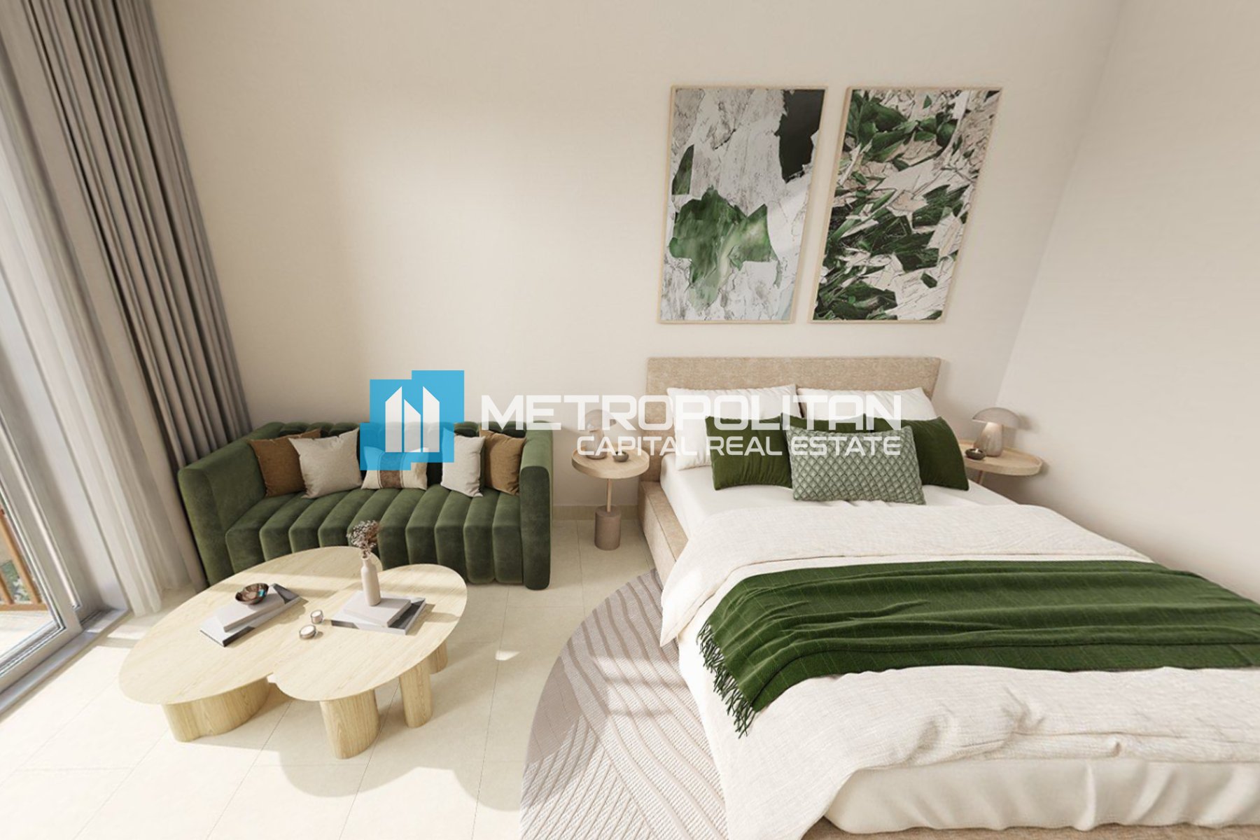 Next To Corner |Studio w/ Balcony |Premium Living