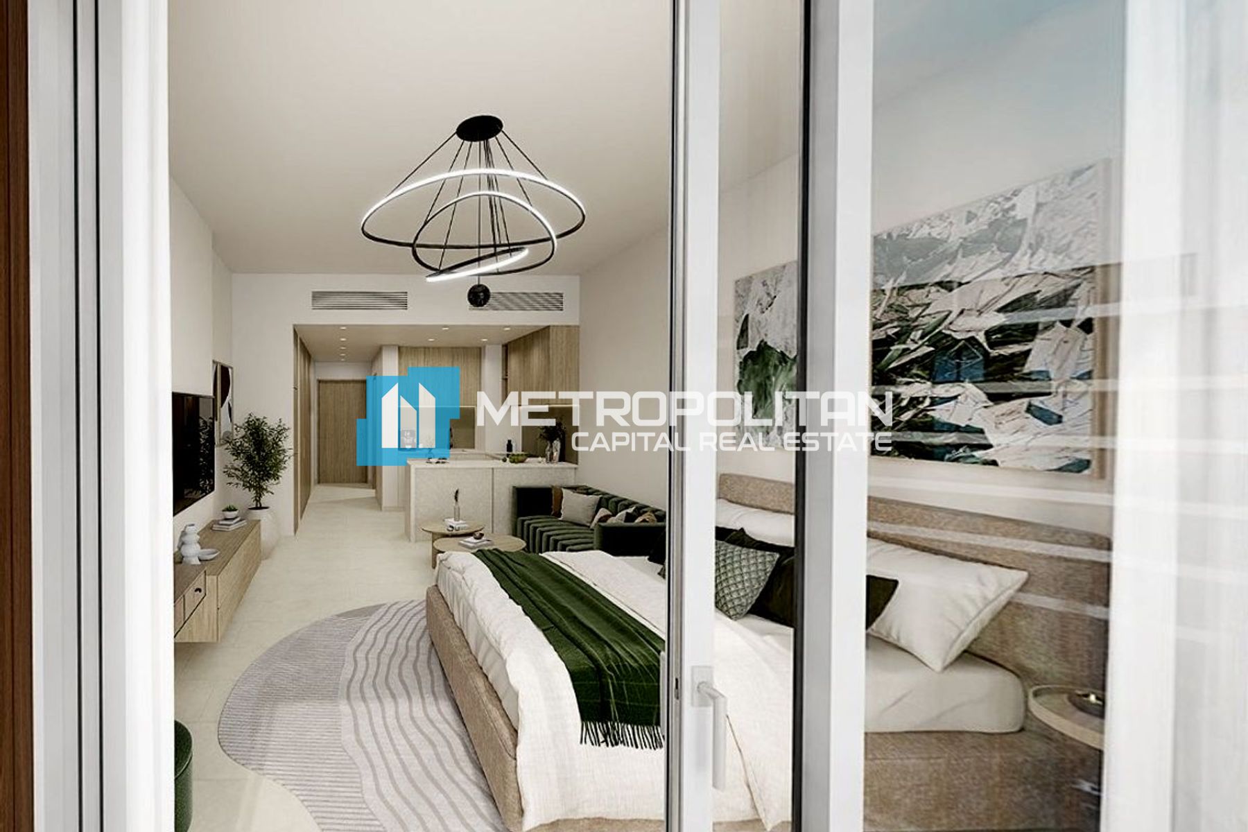 Spacious Studio | Ground Floor | Park View