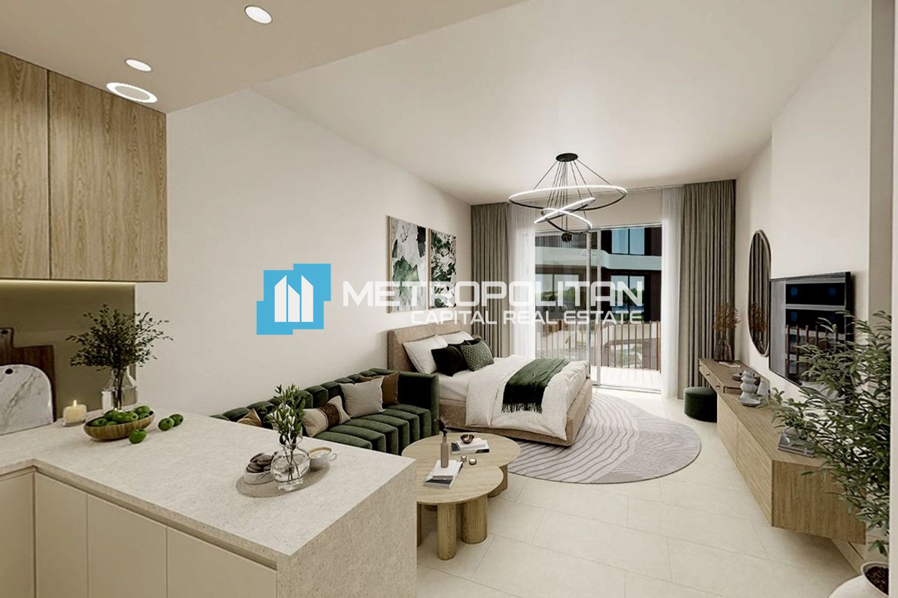 Spacious Studio | Ground Floor | Park View