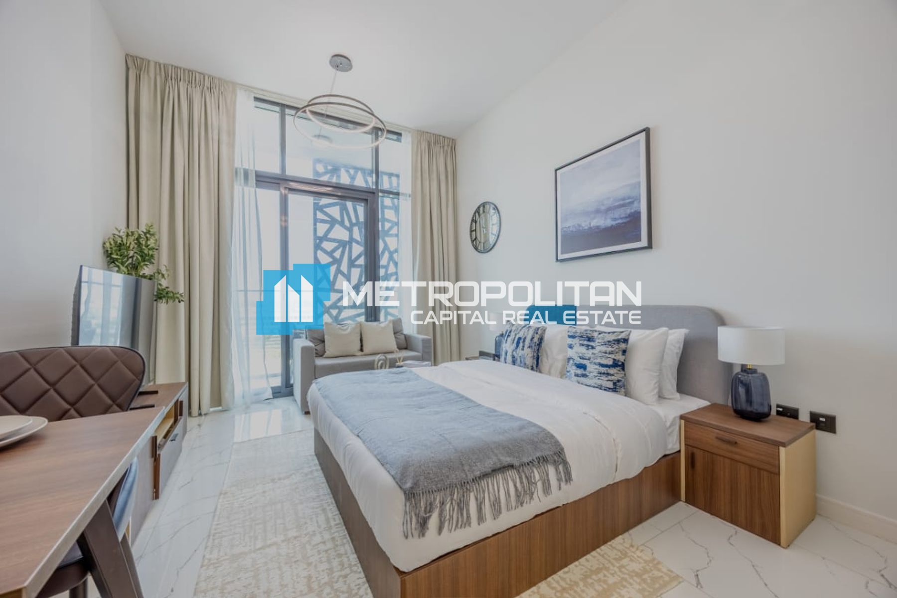 Studio w/ Balcony | Furnished Unit | High Floor