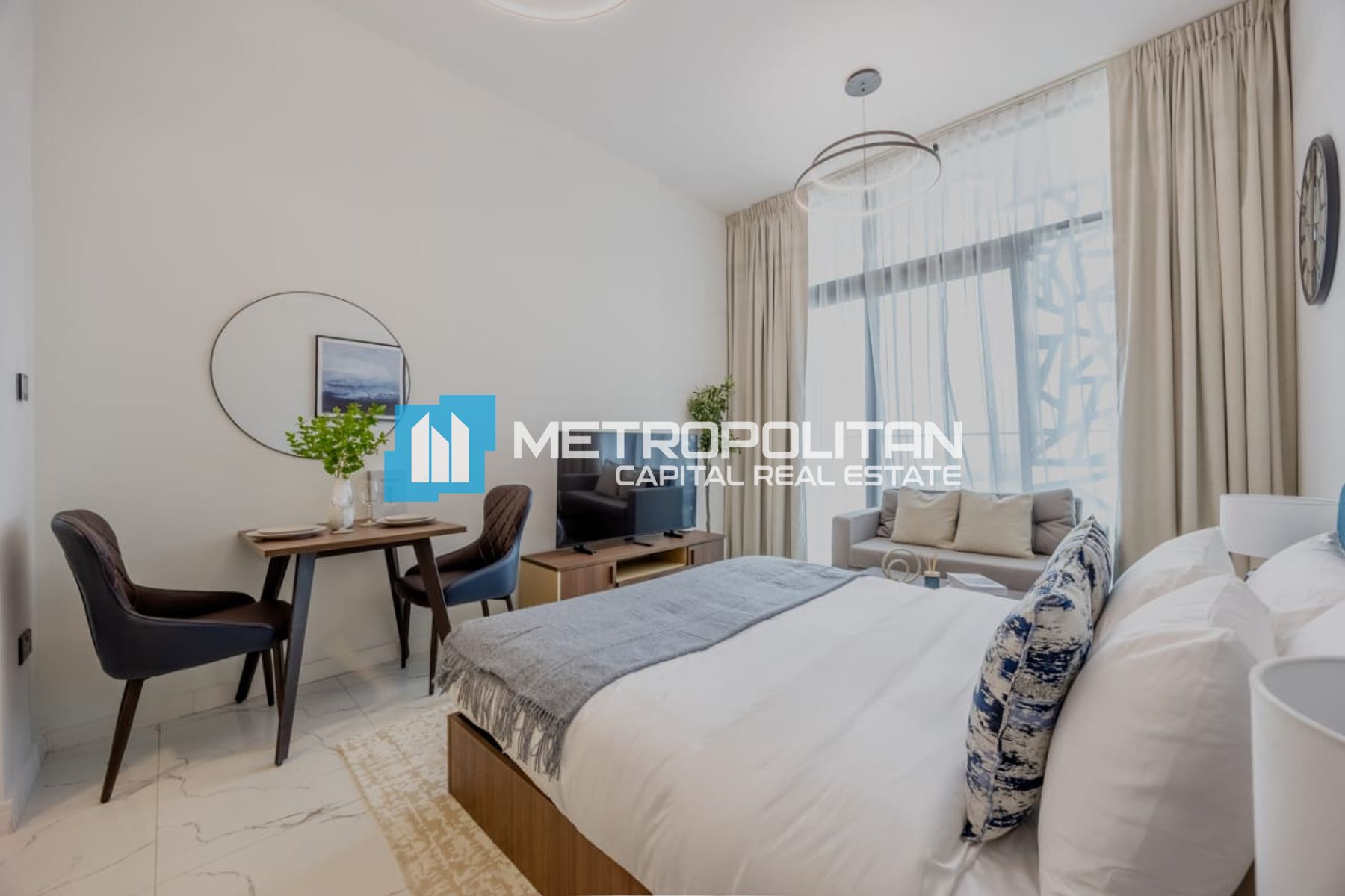 Studio w/ Balcony | Furnished Unit | High Floor