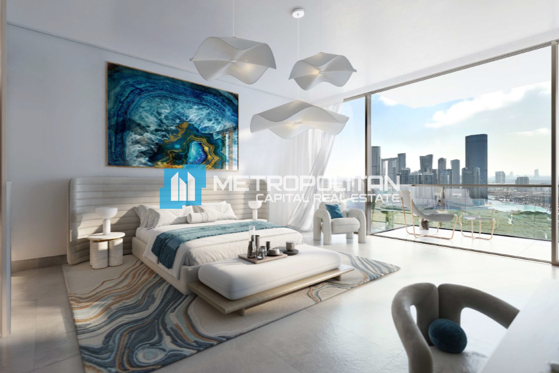 High Floor | Sea View | 1BR w/ Balcony | Freehold