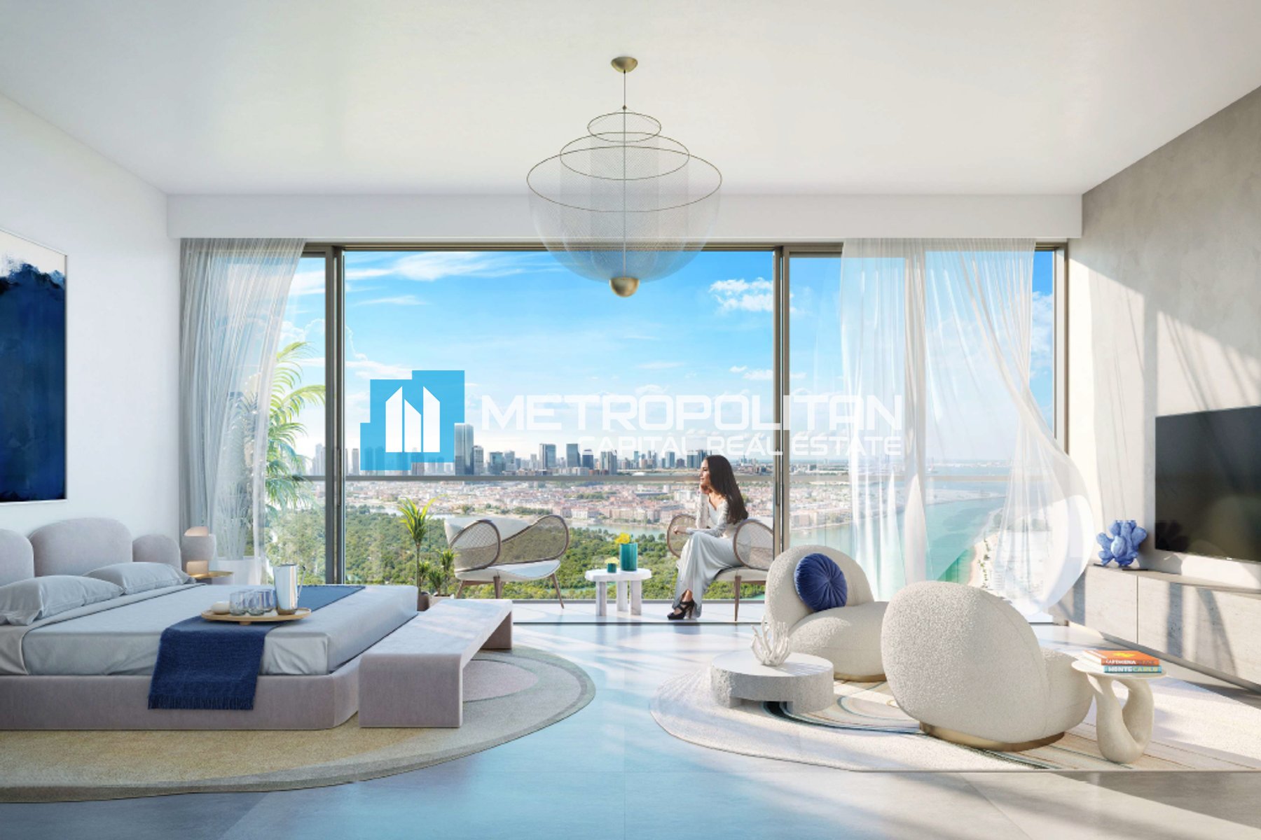 High Floor | Sea View | 1BR w/ Balcony | Freehold