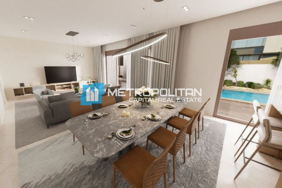 Al Sidr | 5BR + Maids | Single Row | Linear Park