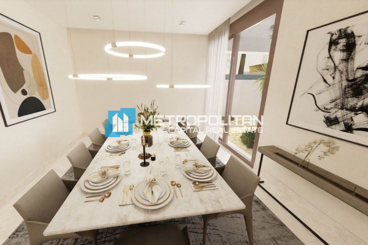 Al Sidr | 5BR + Maids | Single Row | Linear Park