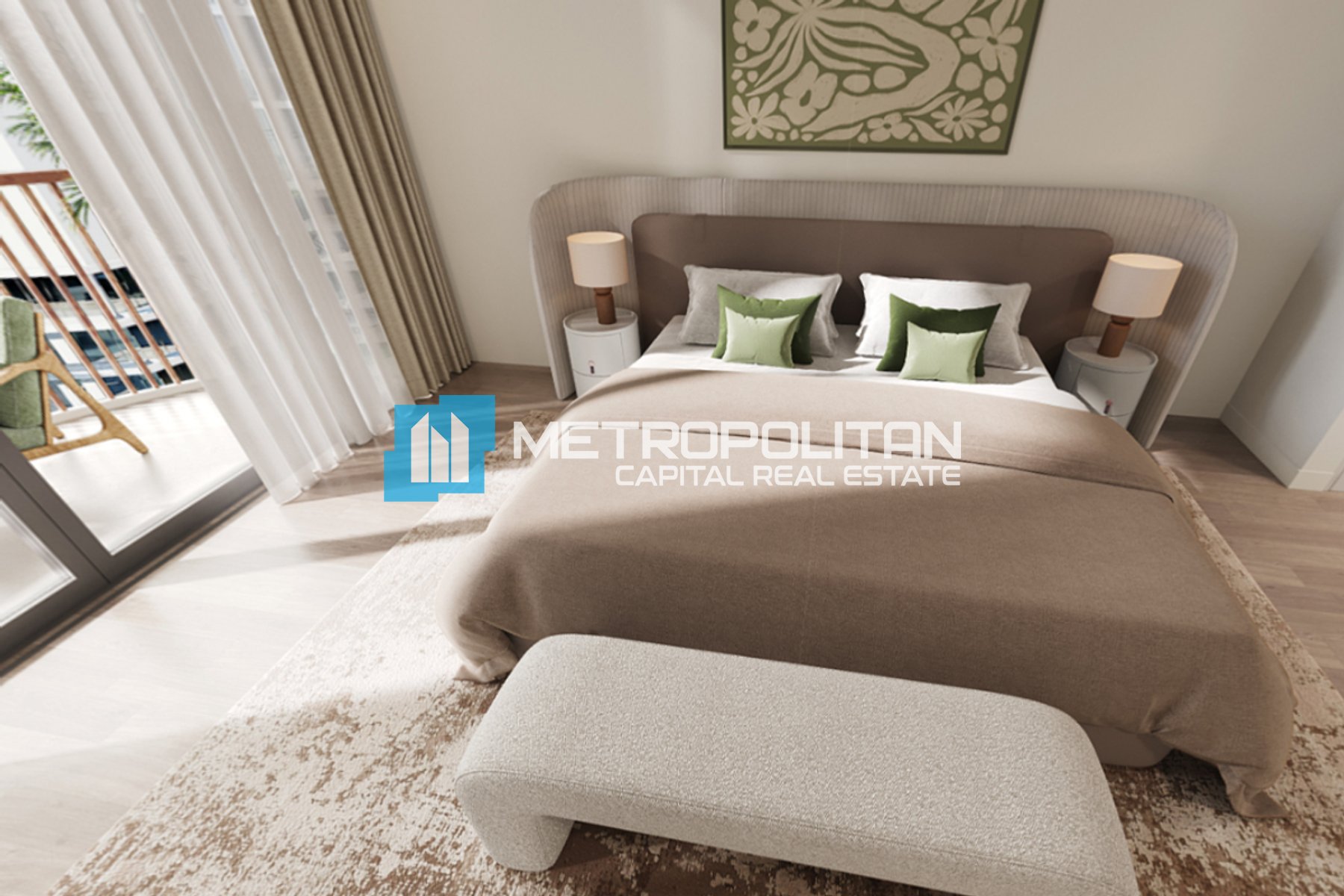Partial Sea view | 1BR w/ Balcony | High Floor