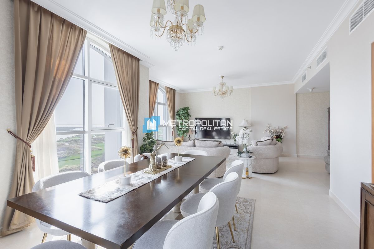 Golf & Sea View | 3 BR w/Maids | Best corner unit