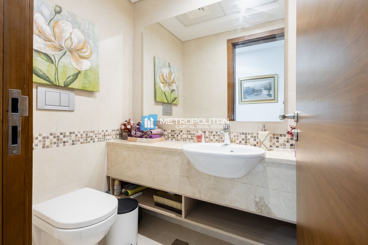 Golf & Sea View | 3 BR w/Maids | Best corner unit