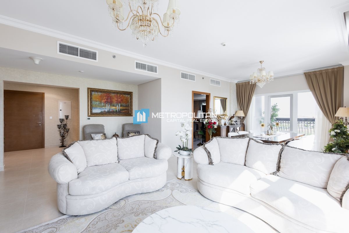 Golf & Sea View | 3 BR w/Maids | Best corner unit