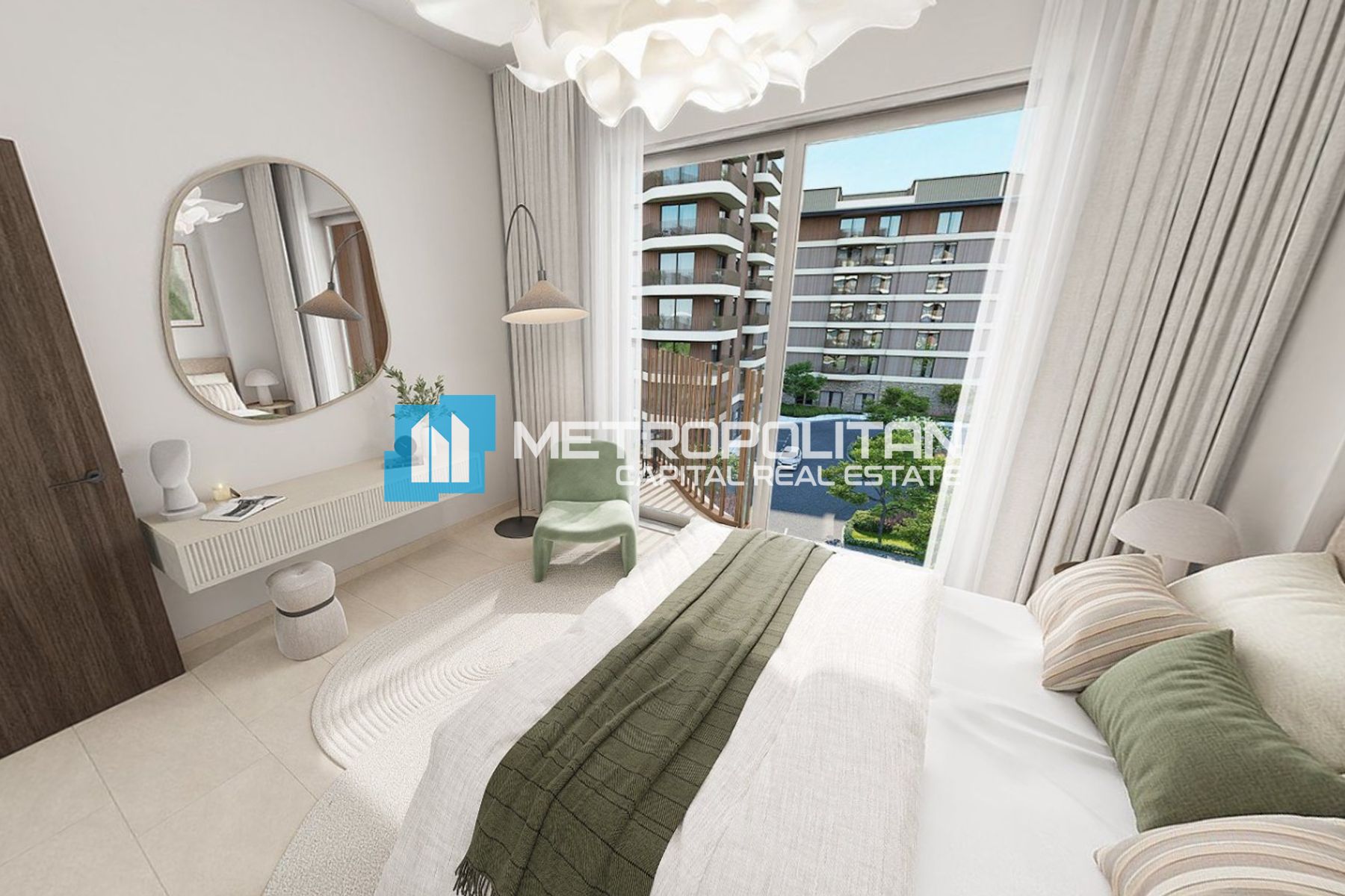 Next To Corner | 1BR w/ Balcony | Laundry Area