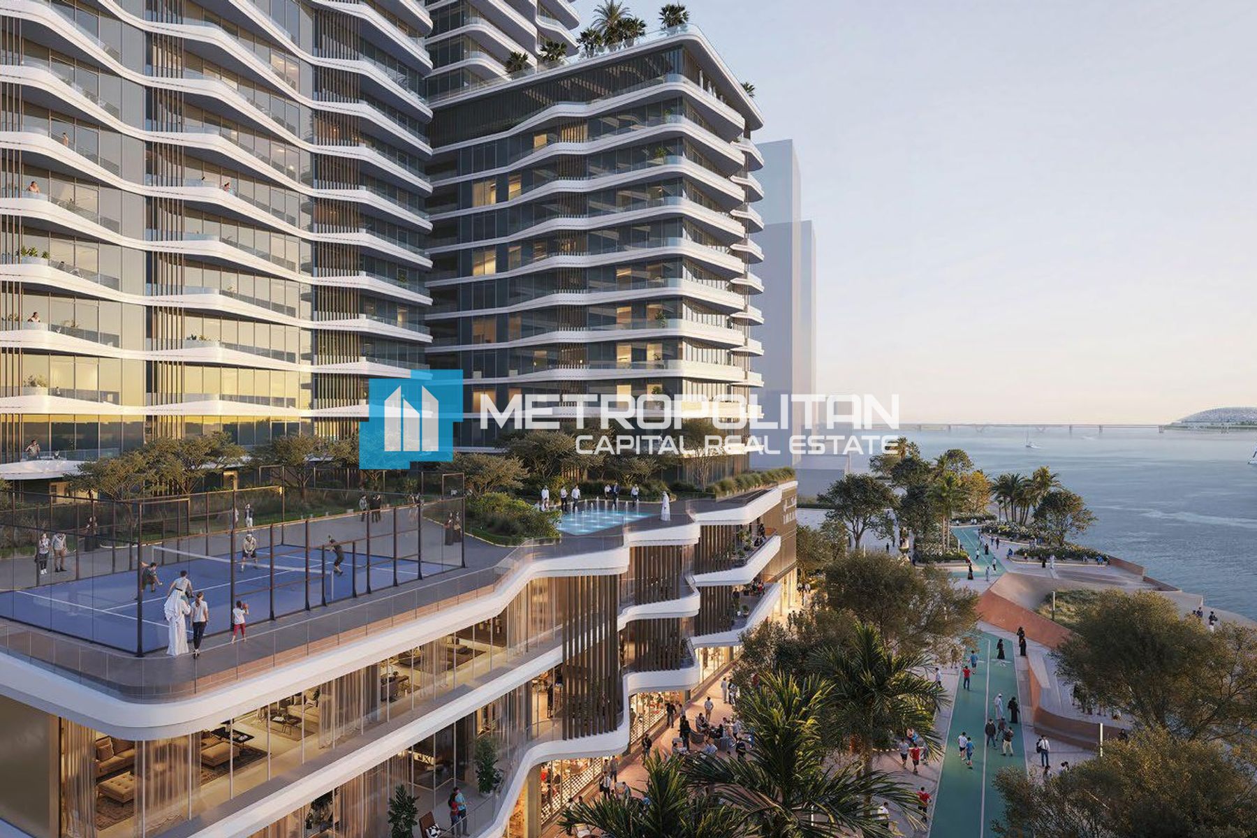 1BR | Partial Sea View | Balcony | Beach Access