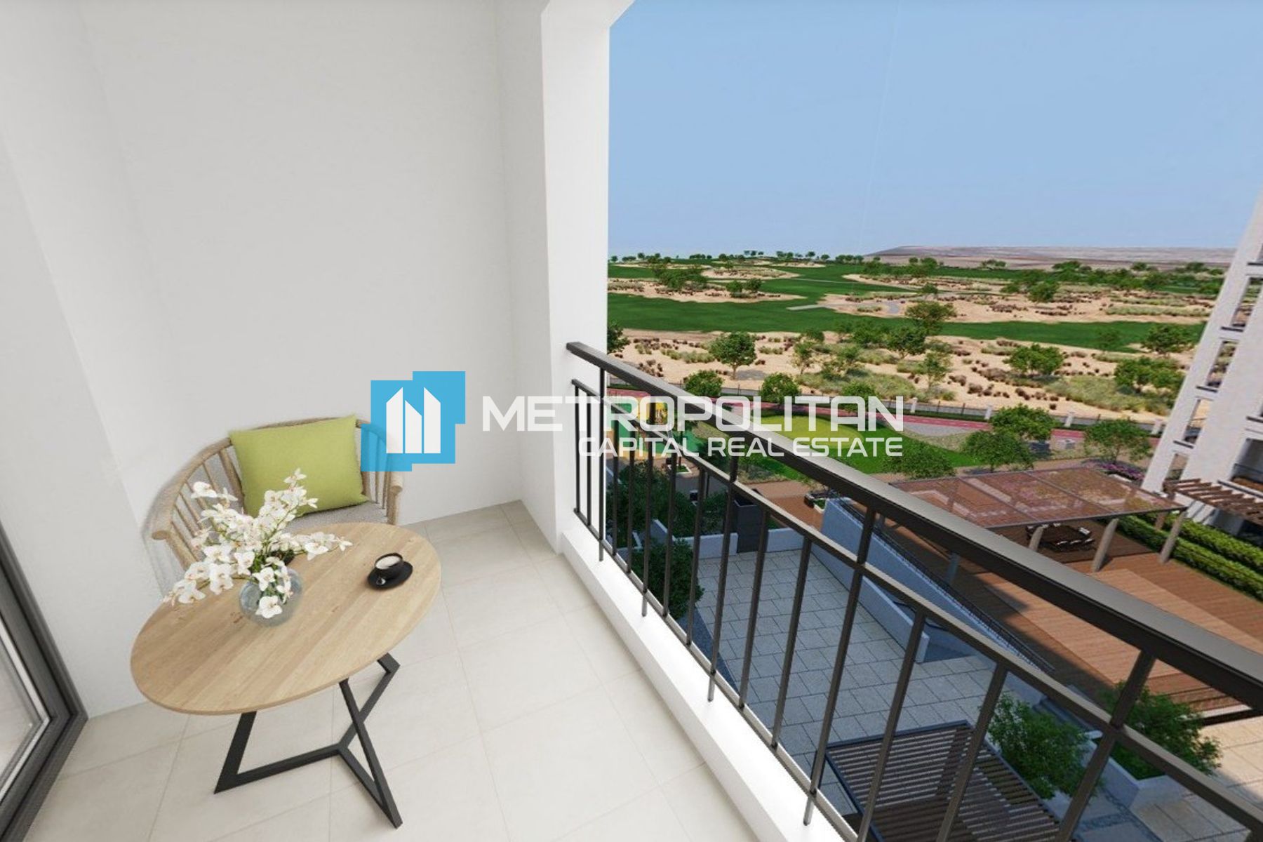 2BR | Fully Furnished | Partial Sea and Golf View