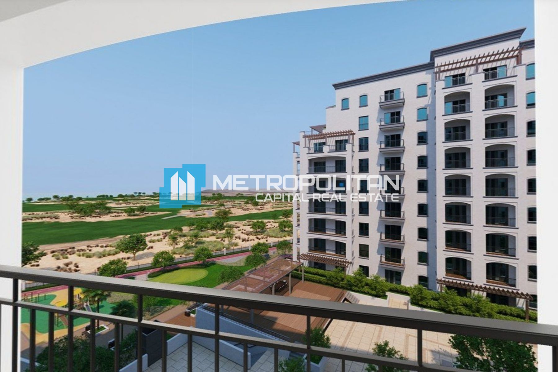 2BR | Fully Furnished | Partial Sea and Golf View