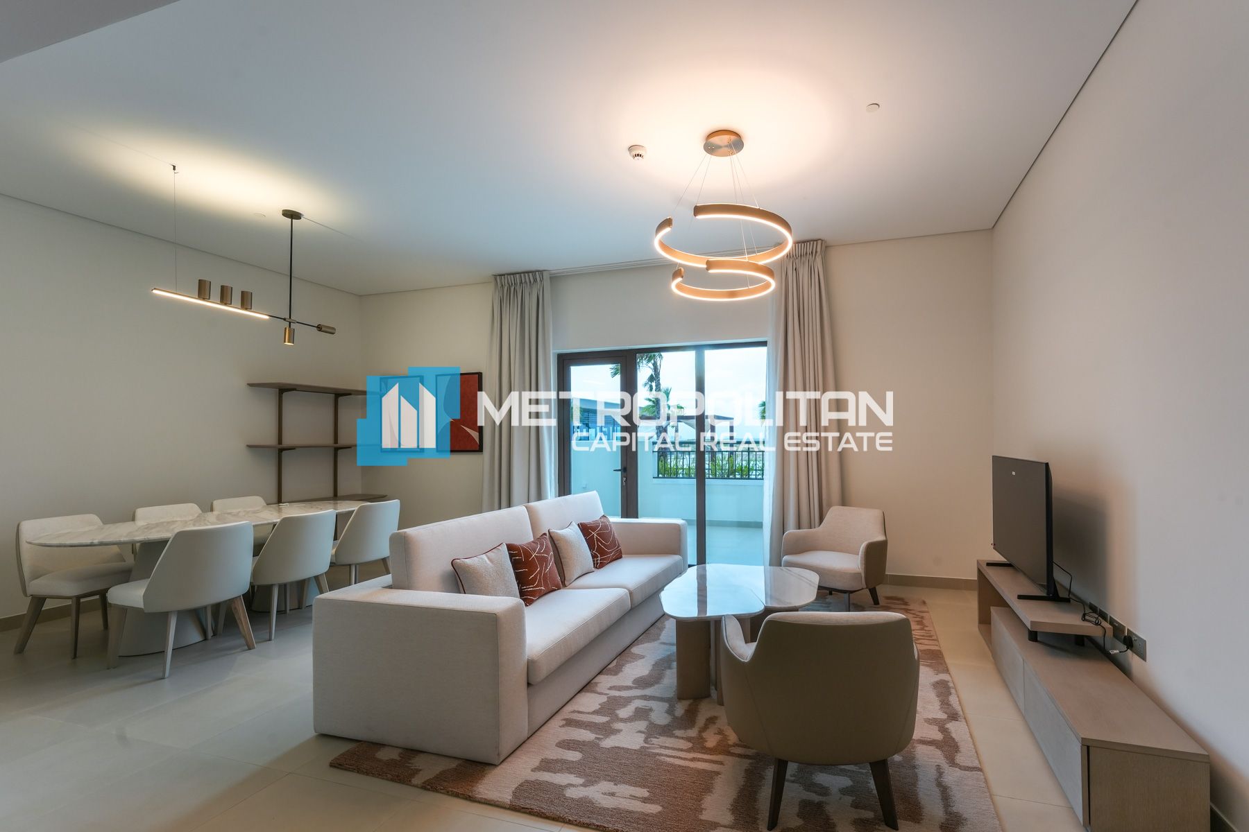 Golf and Sea View | Luxury 2BR+M | Fully Furnished