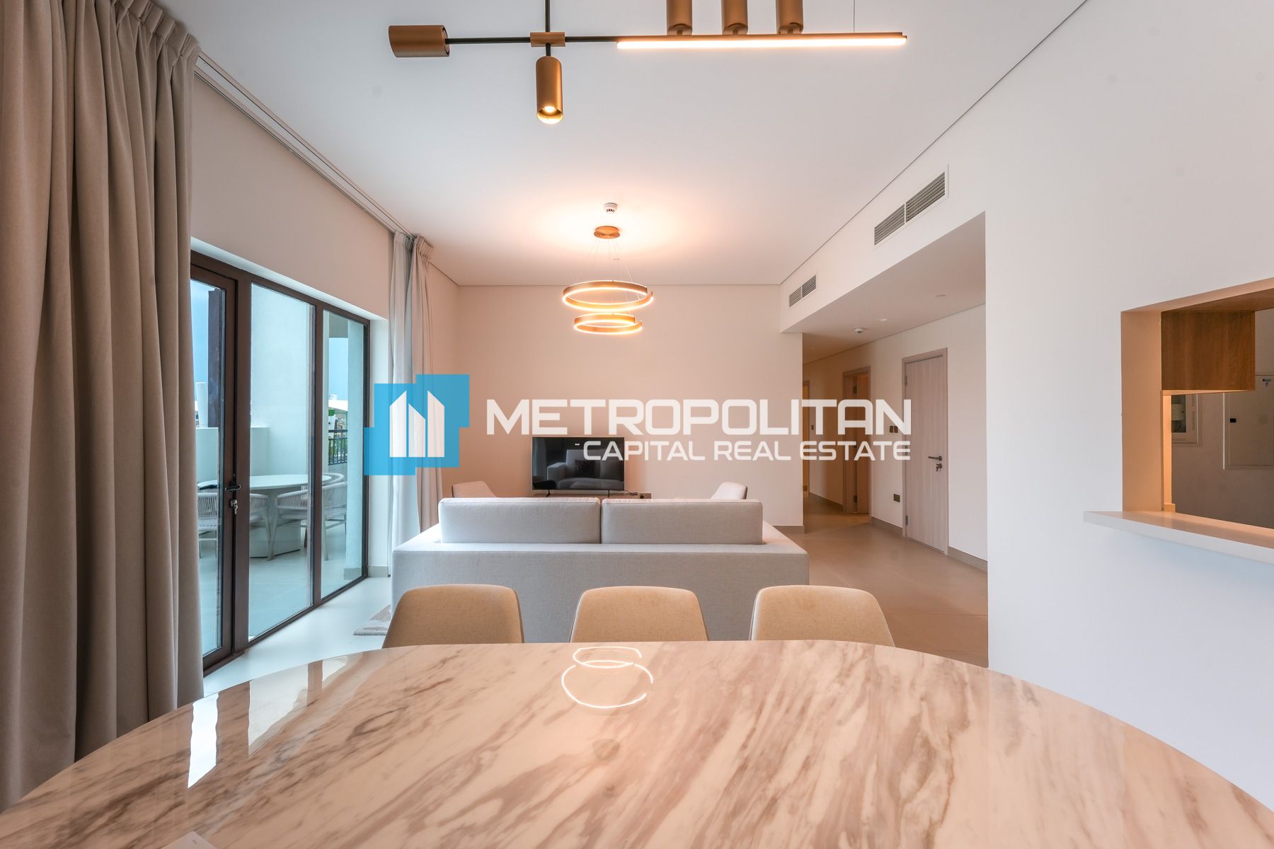 Golf and Sea View | Luxury 2BR+M | Fully Furnished