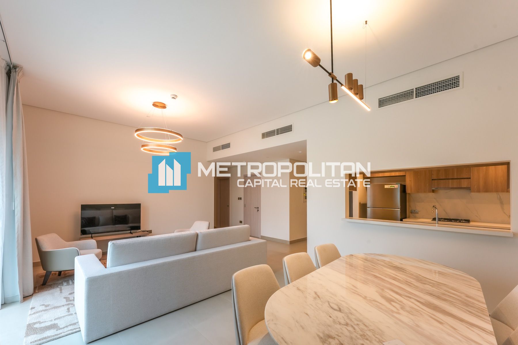 Golf and Sea View | Luxury 2BR+M | Fully Furnished