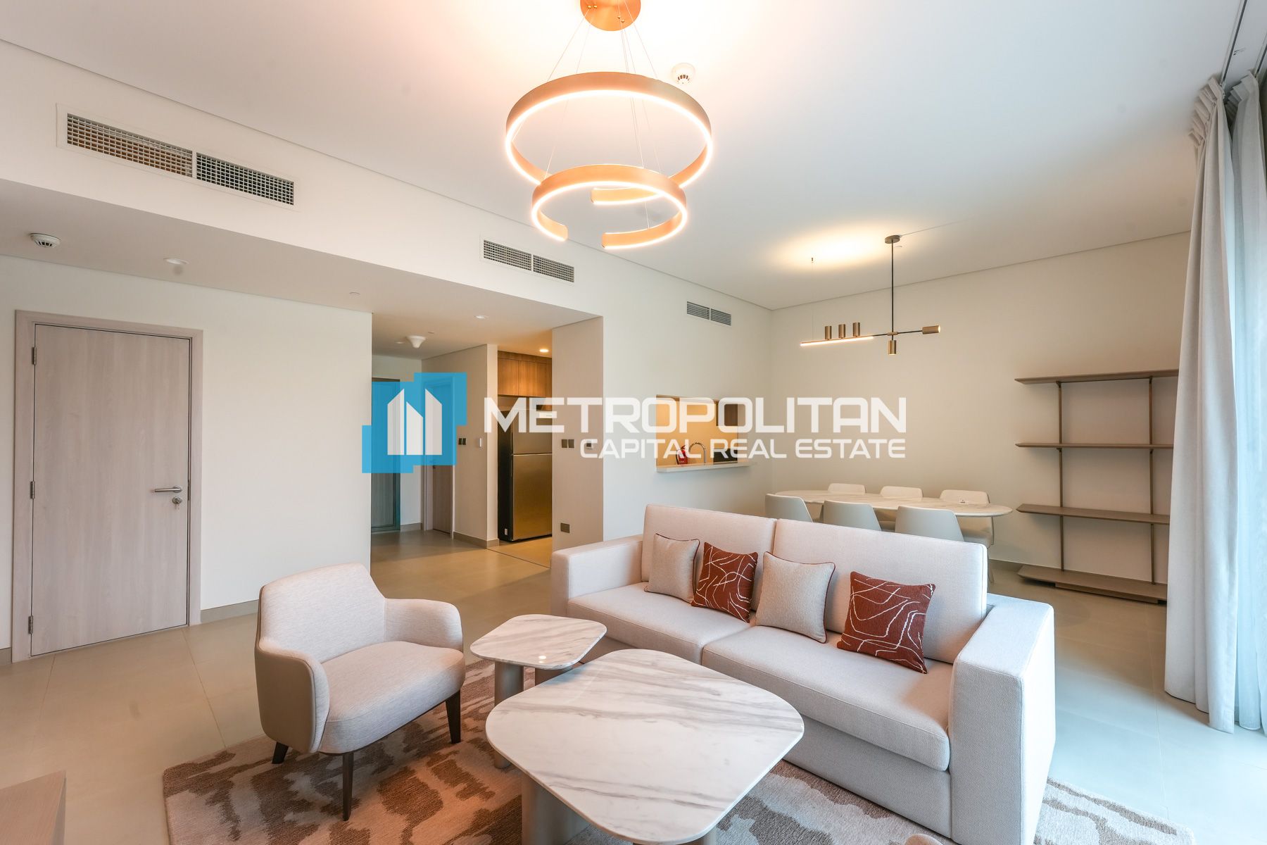 Golf and Sea View | Luxury 2BR+M | Fully Furnished