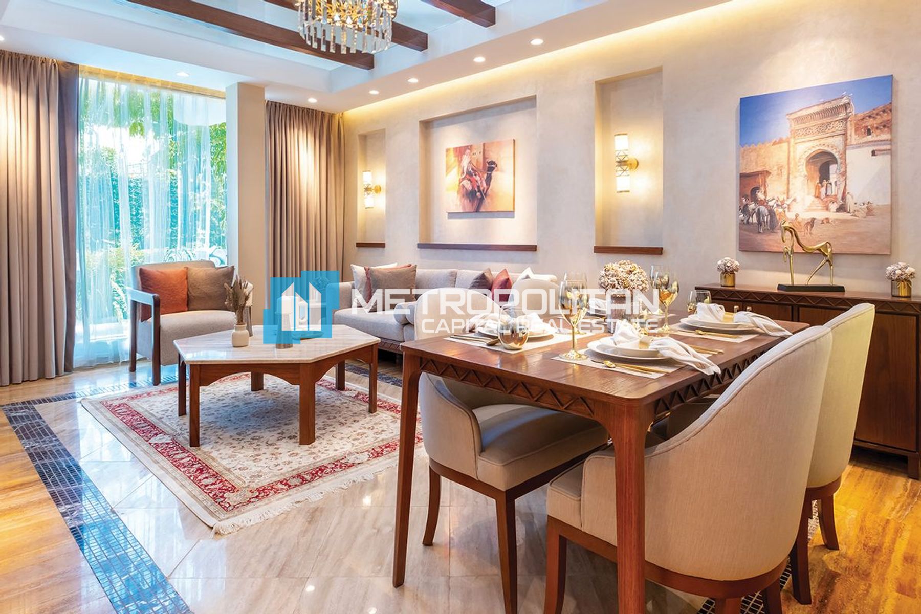 Furnished 2BR +M | Monthly Payment | Pool View