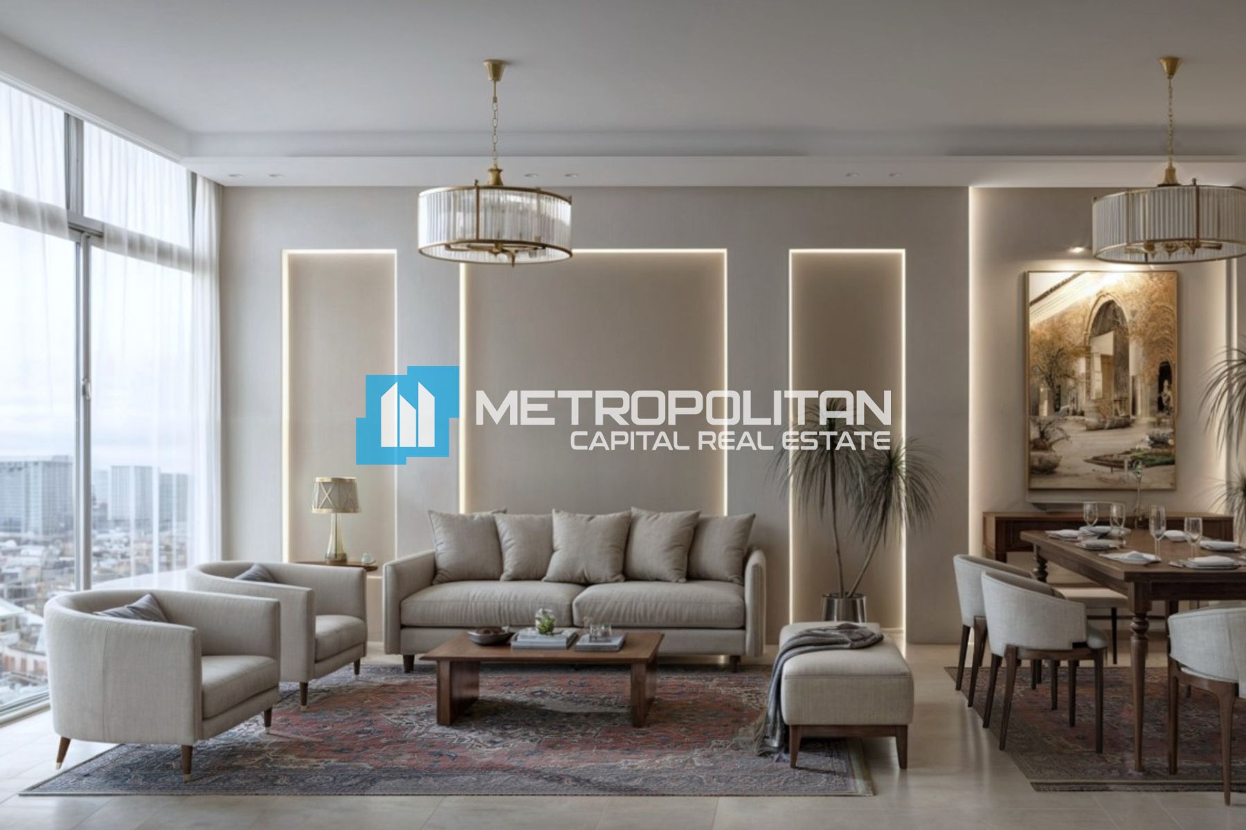 Fully Furnished | 1BR w/ Maids | Closed Kitchen