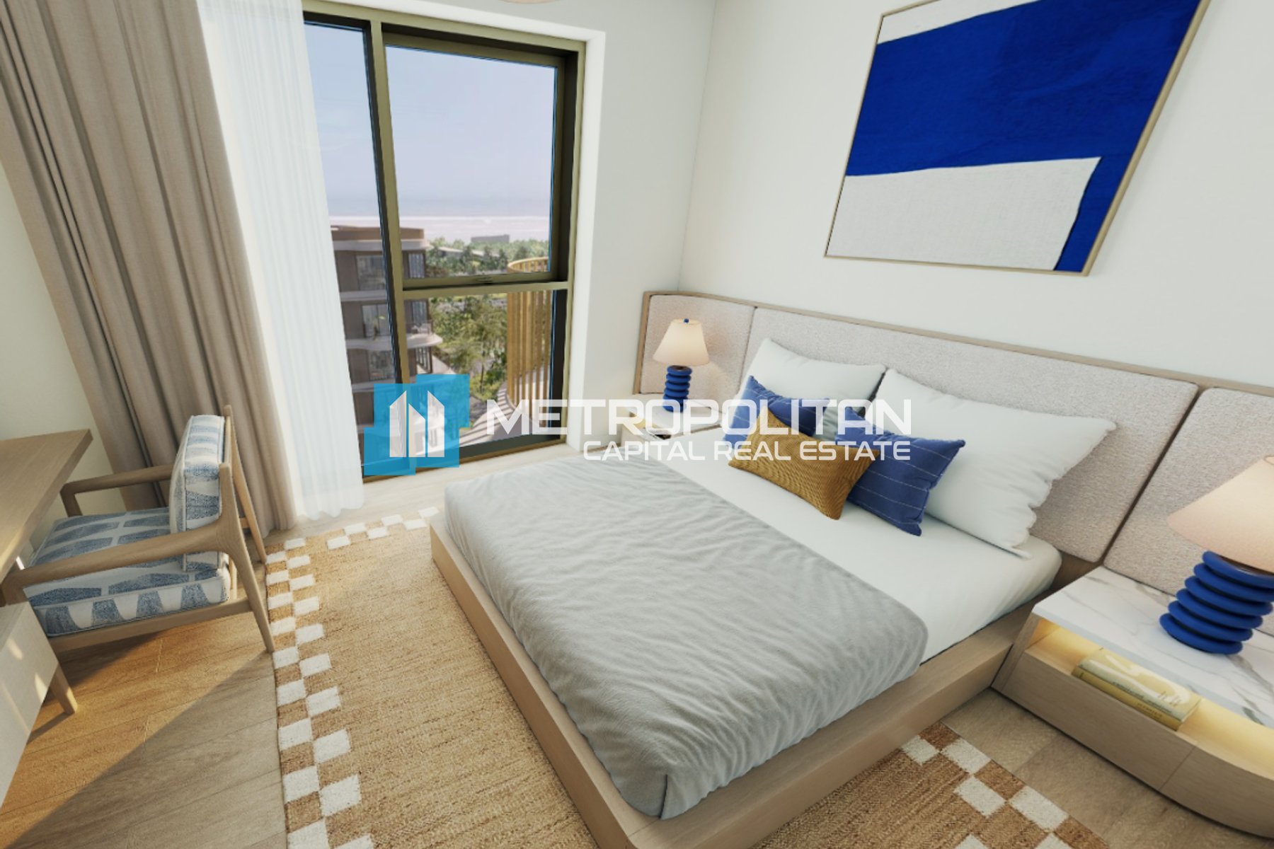 Sea View 2BR+Maids | Highest Floor | Corner Unit