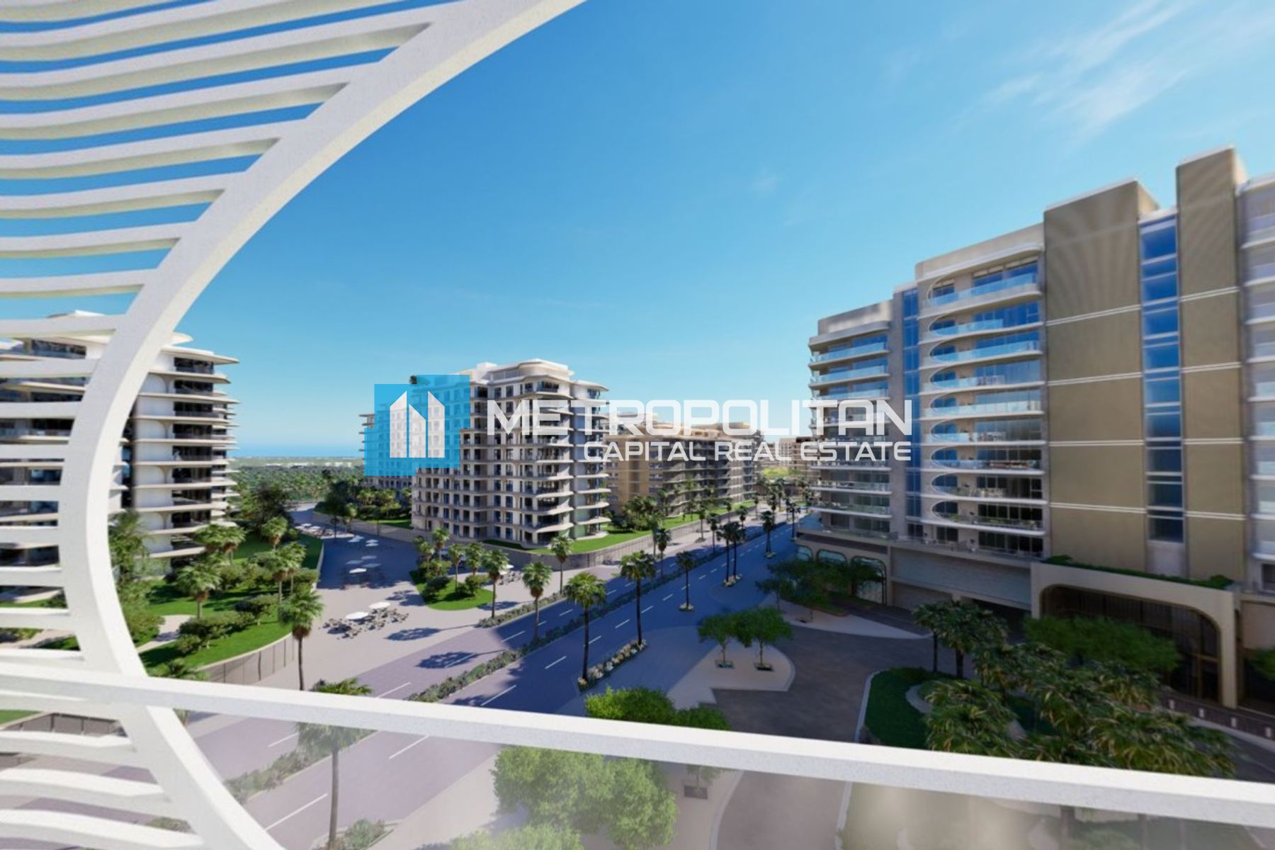 Partial Sea View | 1BR+Balcony | Luxury Beachfront