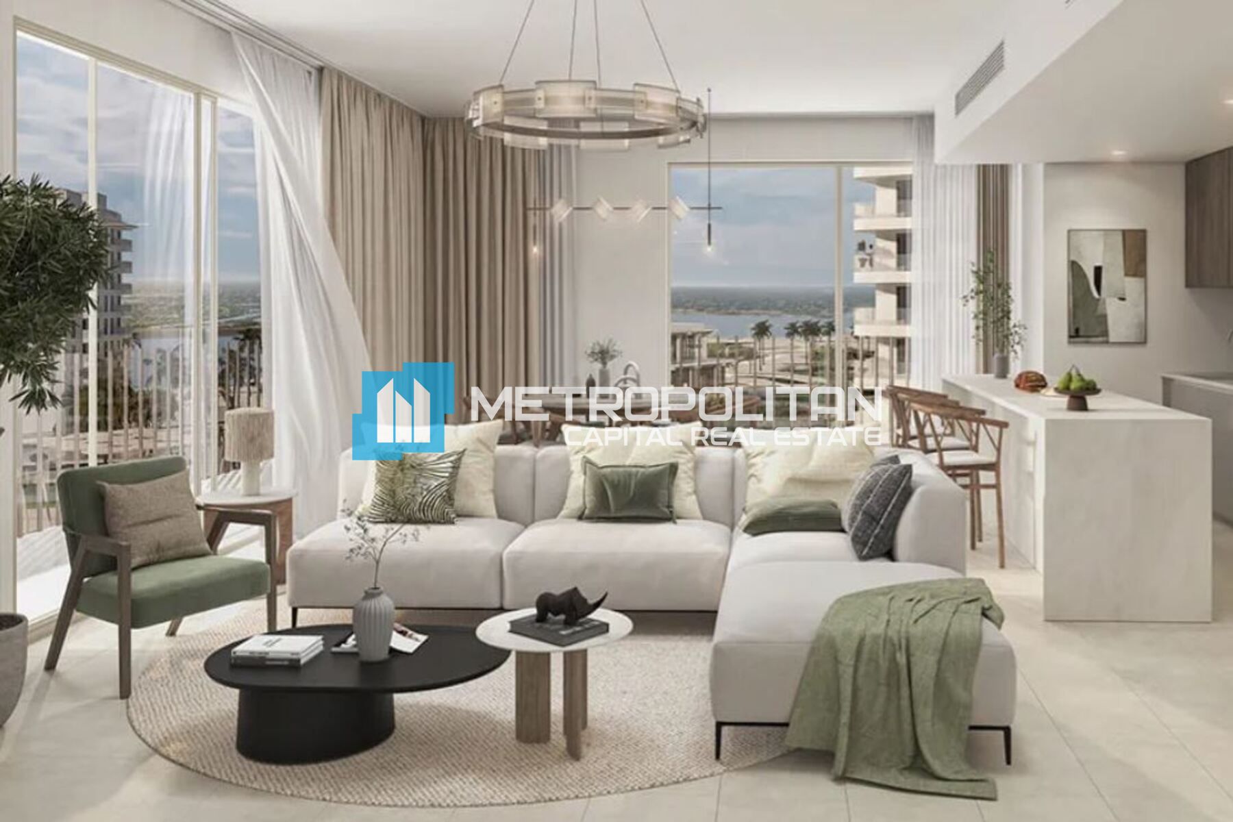 Canal View | 1BHK + Balcony | Waterfront Lifestyle