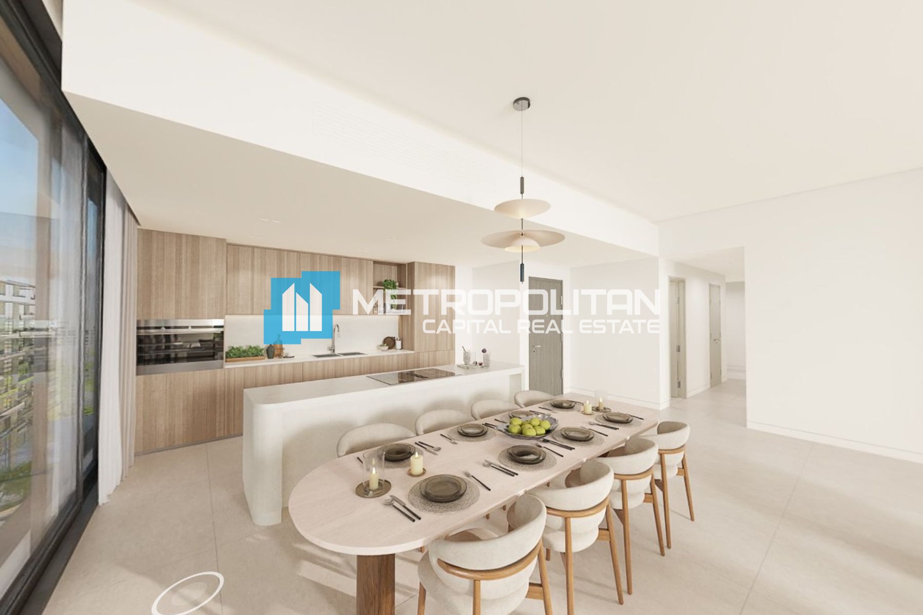 Corner 2BR | Partial Sea-Museum View | Study Area