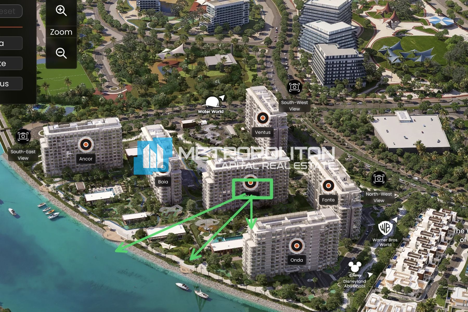 Partial Canal View | 1 BR with Balcony | High ROI
