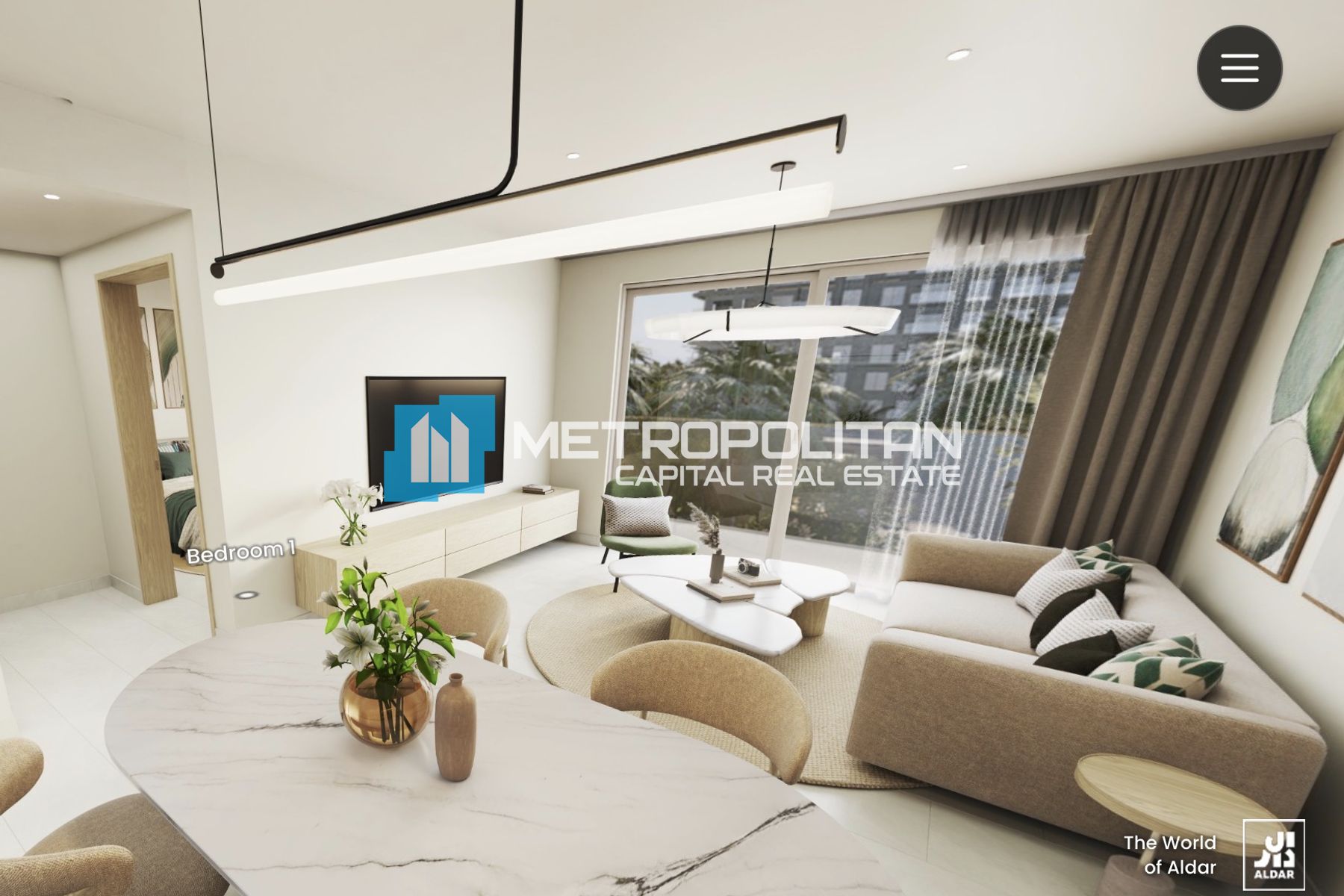 Partial Canal View | 1 BR with Balcony | High ROI