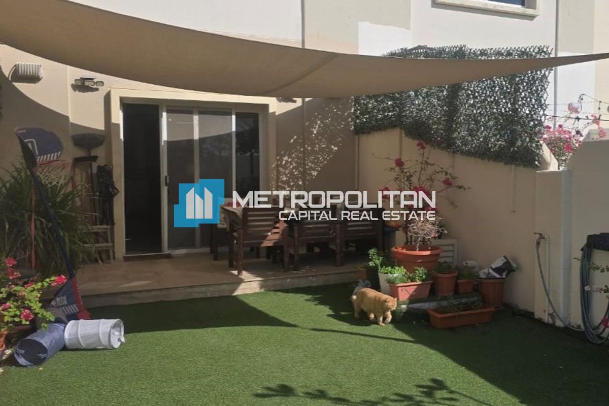 3BR w/ Maids| Single Row | Garden | Arabian Style