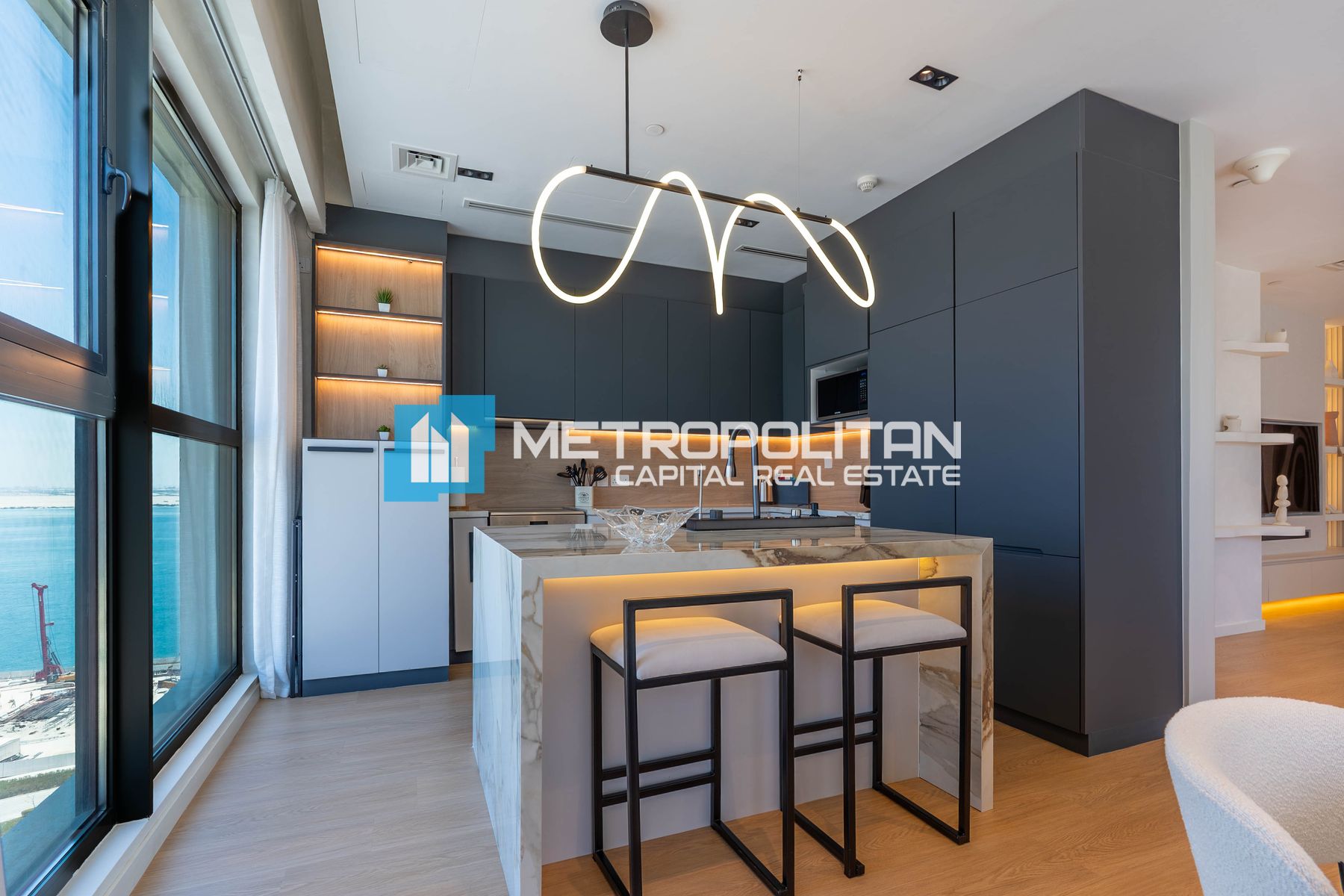Upgraded Unique Unit | Fully Furnished | Sea view