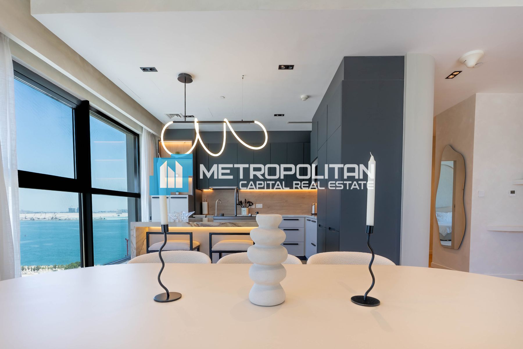 Upgraded Unique Unit | Fully Furnished | Sea view