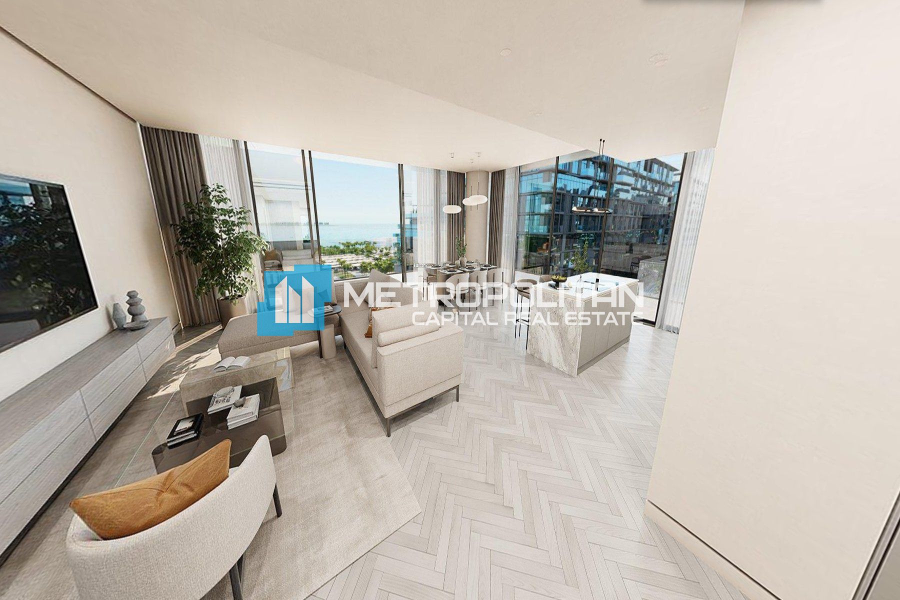 Hot Deal | Luxury 2BR+Maid | Sea View| Huge Layout
