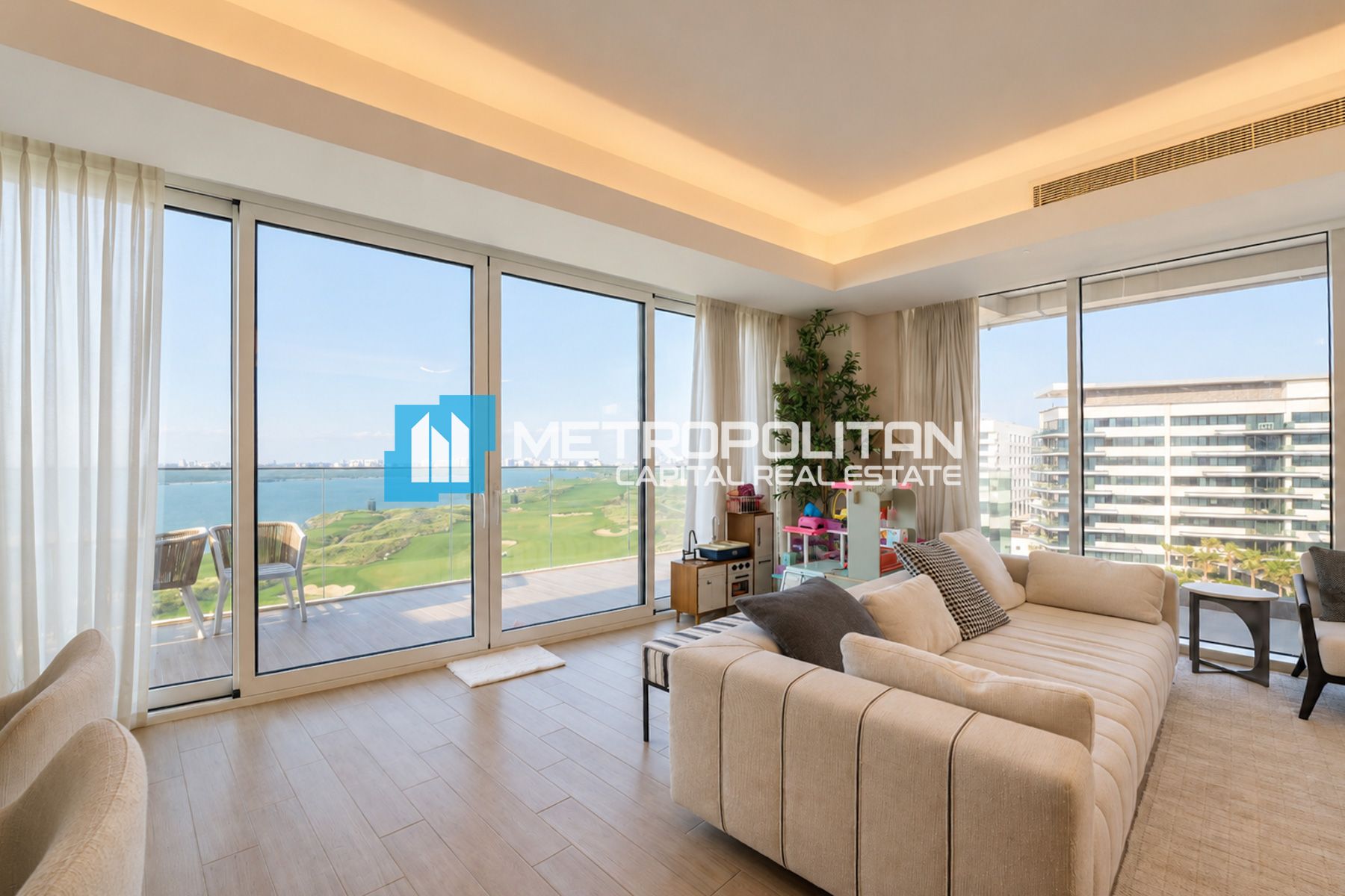 Golf & Mangrove Views | Unfurnished | Corner 3BR+M