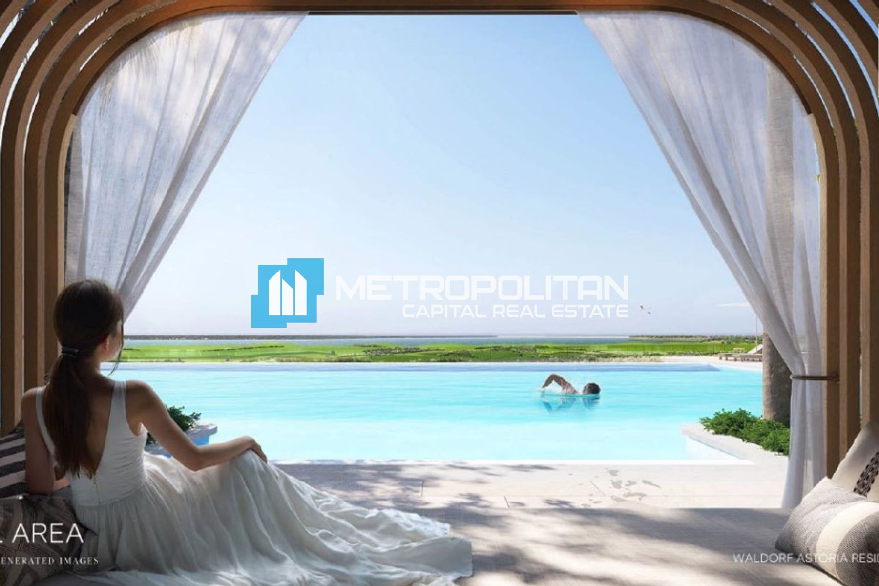 Partial Sea View|Spacious 1BR|Balcony|Negotiation