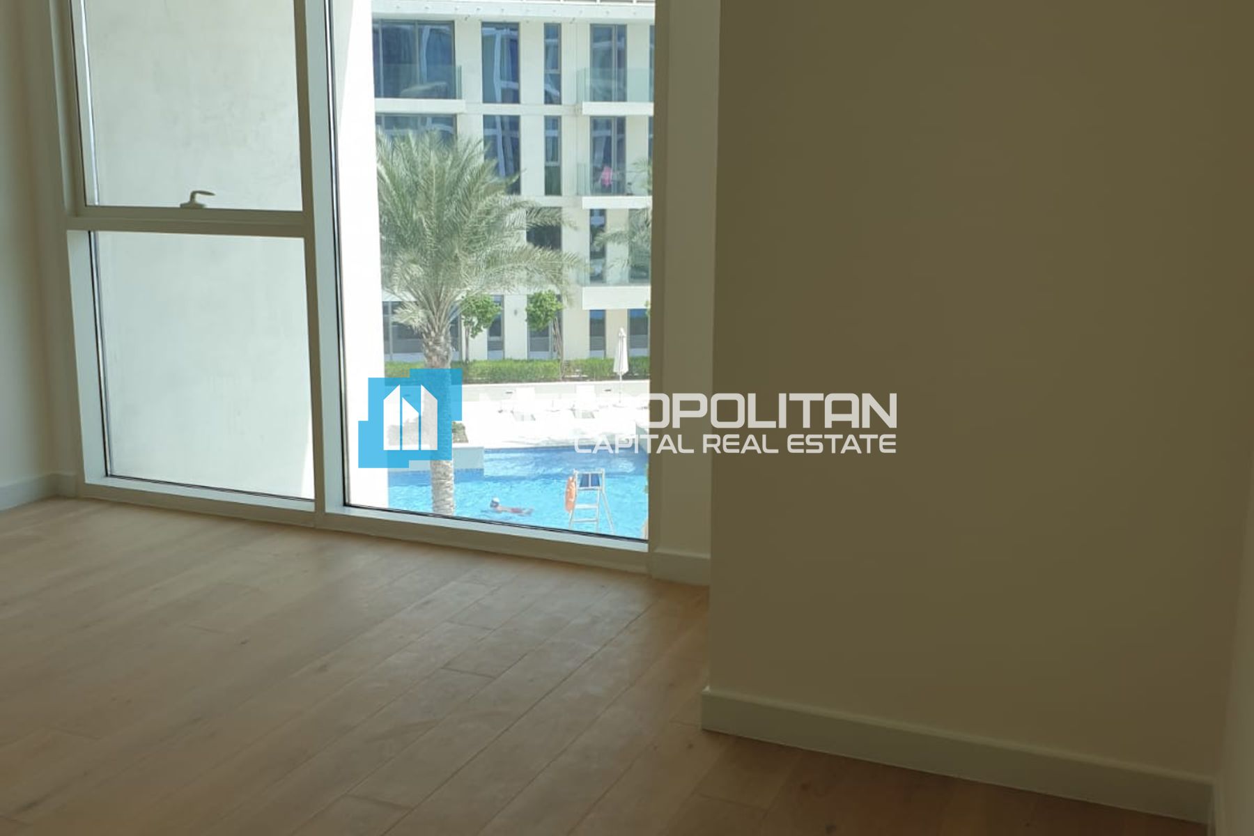 Spacious 1BHK | Laundry | Balcony w/ Pool View