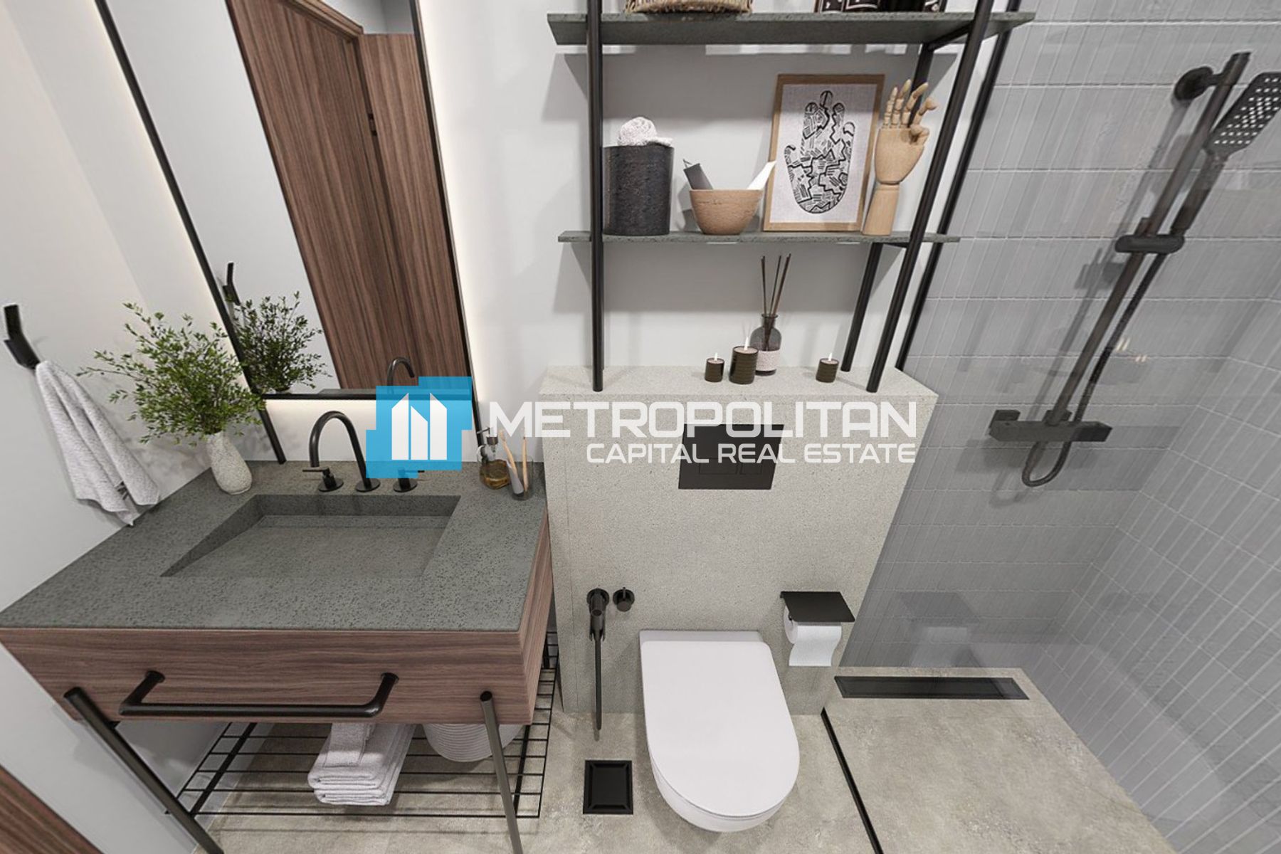 Berklee Abu Dhabi View | Top Floor | 1BR+Balcony