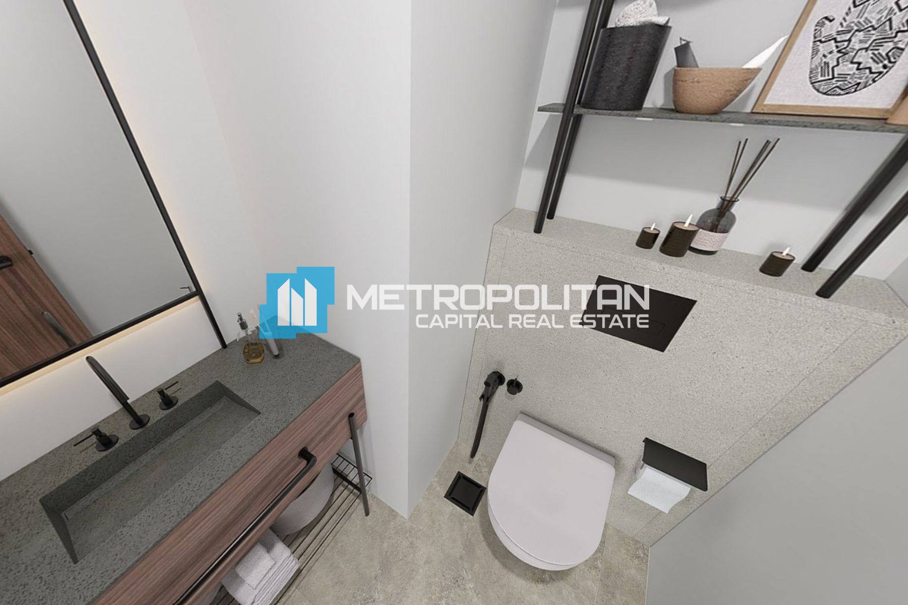 Berklee Abu Dhabi View | Top Floor | 1BR+Balcony