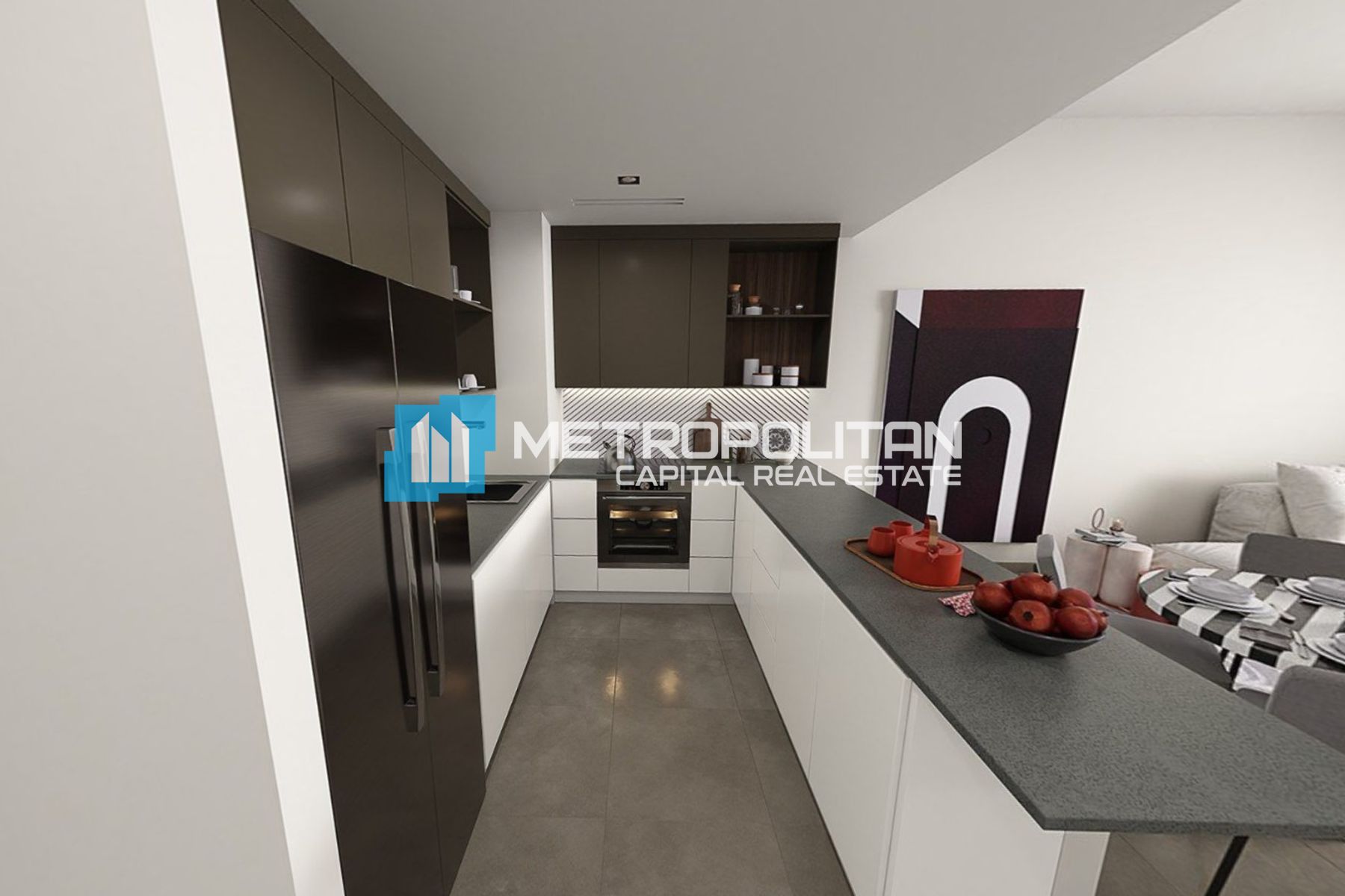 Berklee Abu Dhabi View | Top Floor | 1BR+Balcony