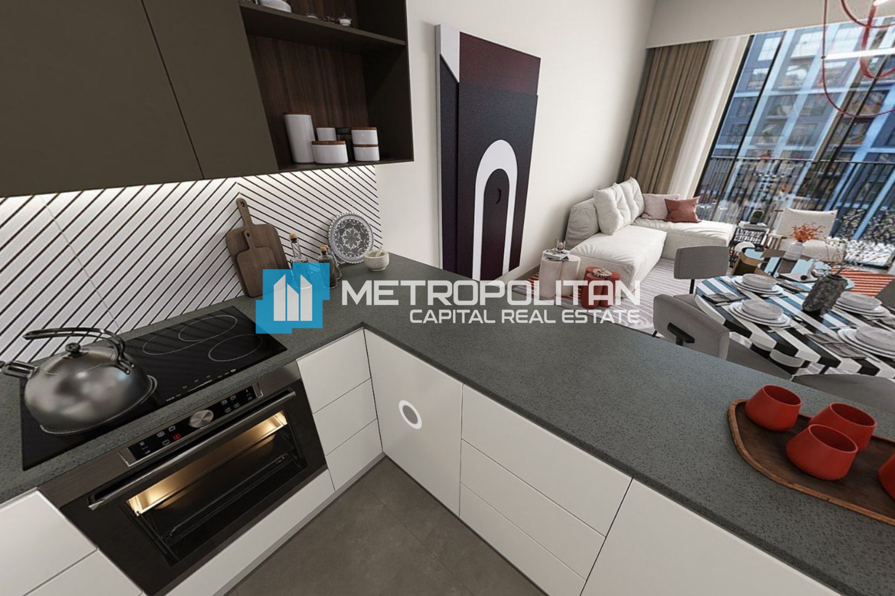 Berklee Abu Dhabi View | Top Floor | 1BR+Balcony