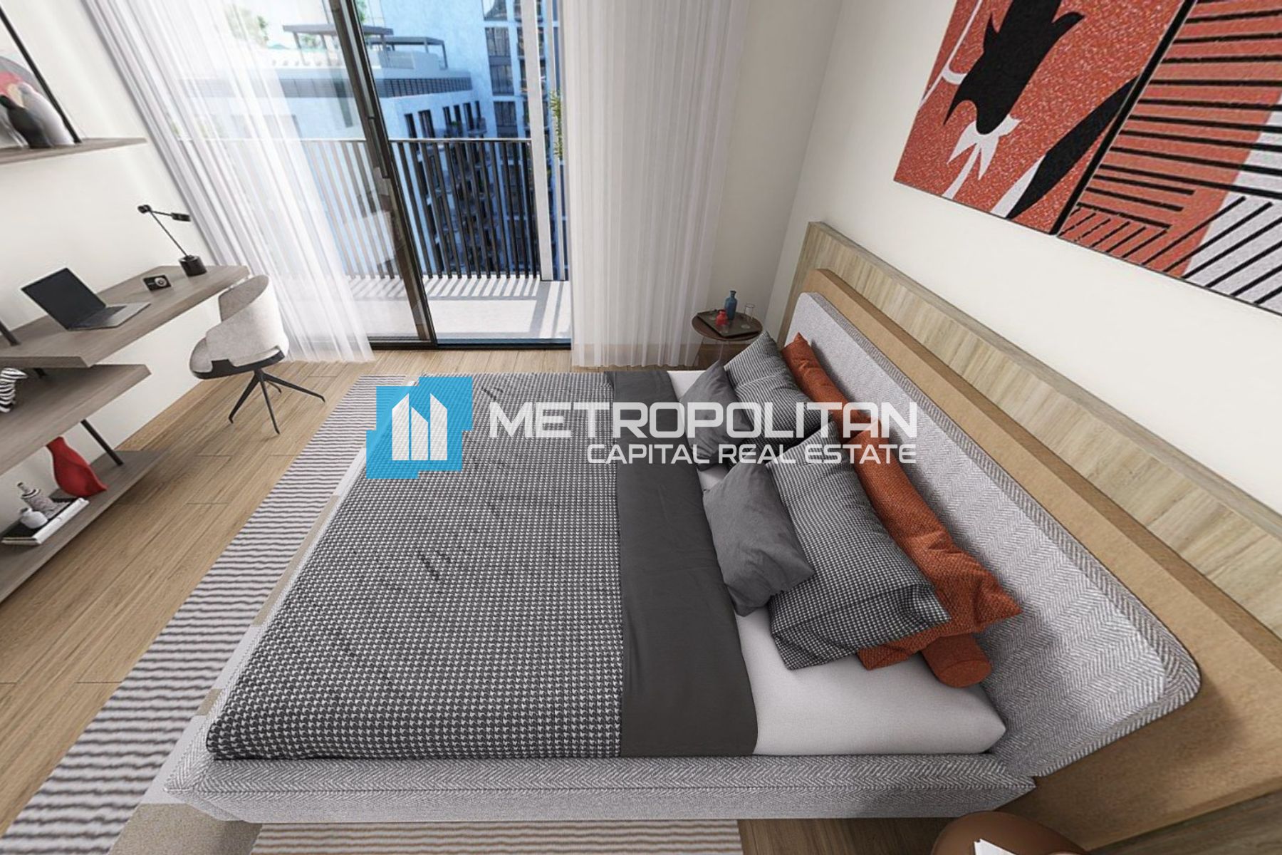 Berklee Abu Dhabi View | Top Floor | 1BR+Balcony