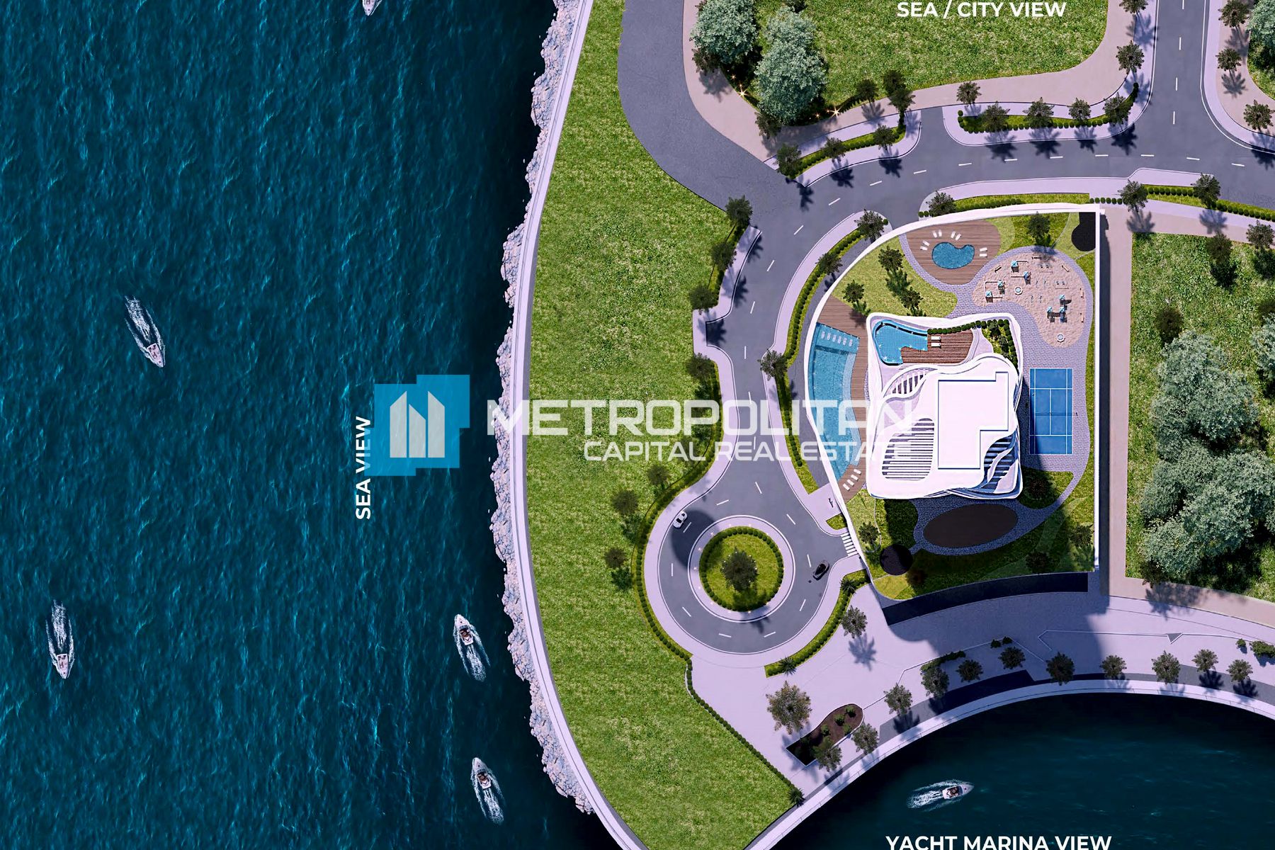 Corner 1BR+Balcony| Sea View| High Floor| Type A