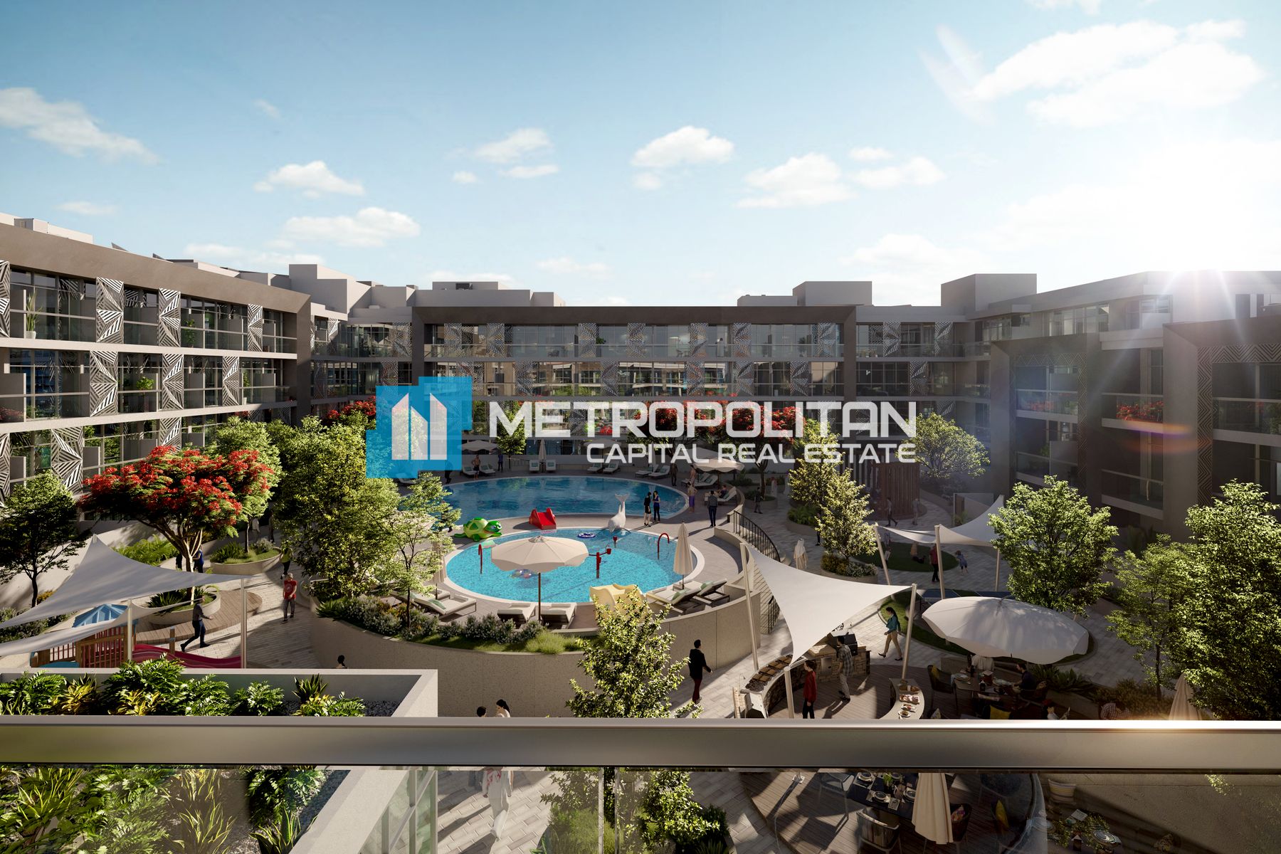 Road View | Fully Furnished Studio | Balcony
