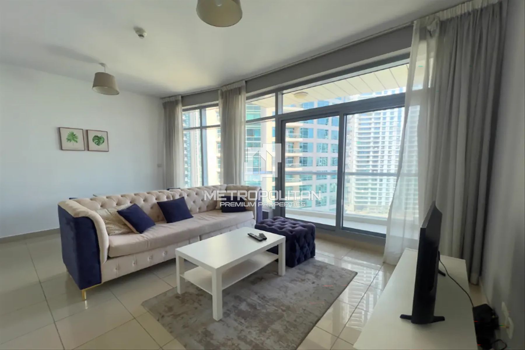 1BR Apartment for Rent in Fairfield Tower, Dubai Marina - MPR-10264