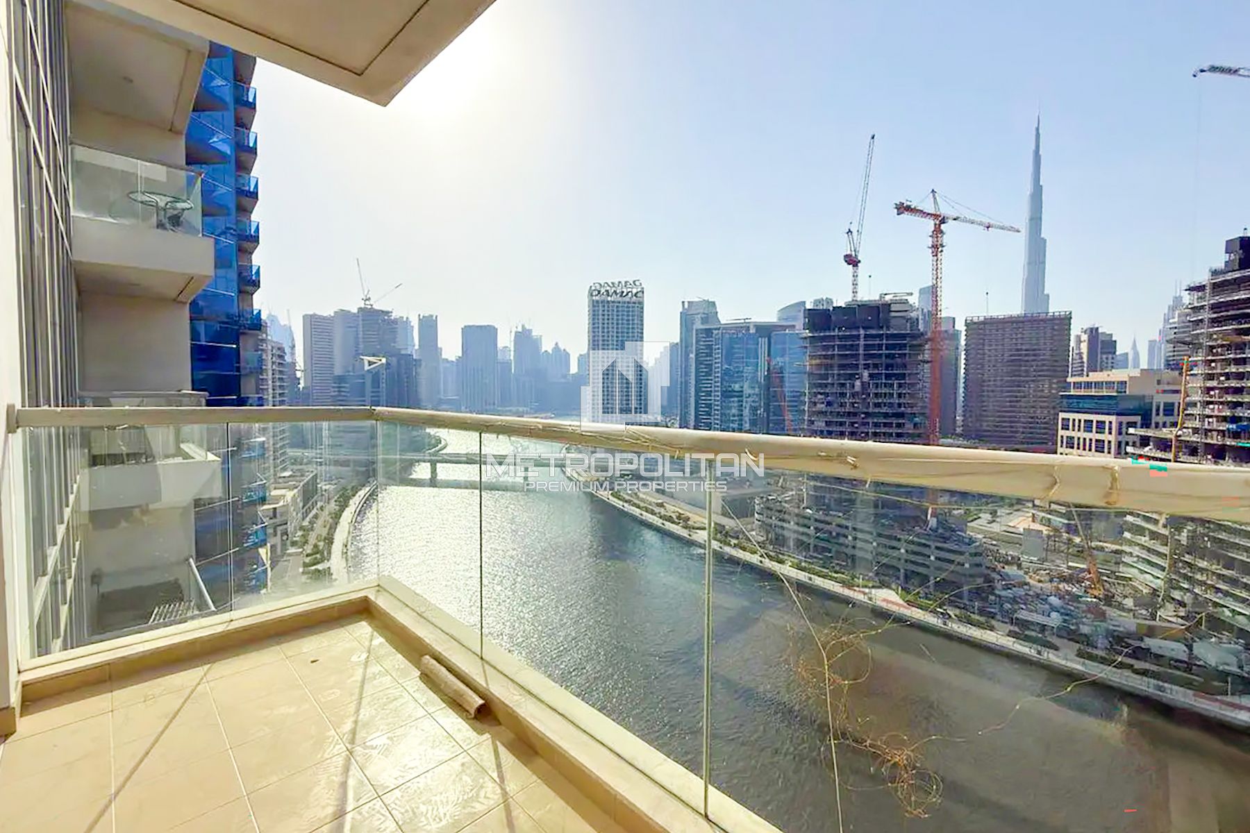 Burj Khalifa View Canal | High Floor | Unfurnished