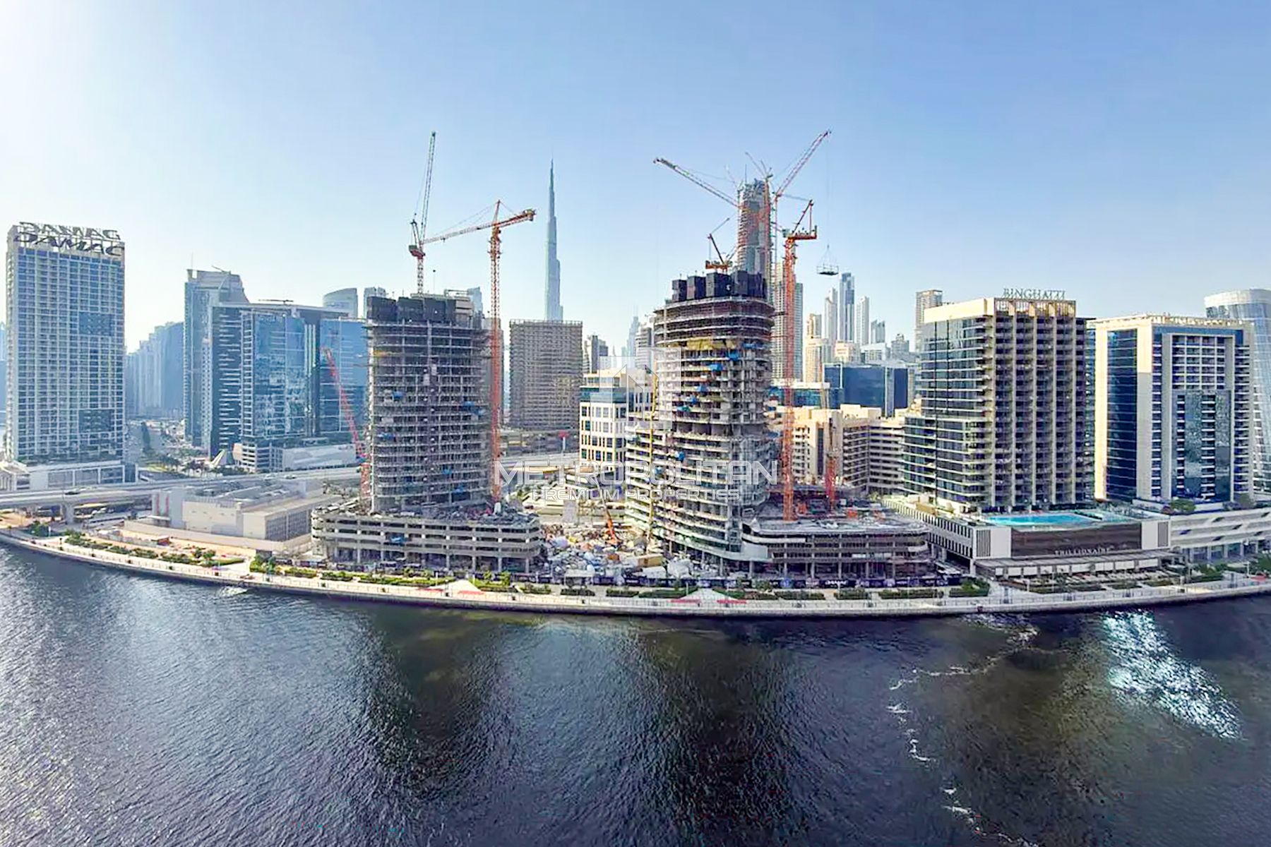 Burj Khalifa View Canal | High Floor | Unfurnished