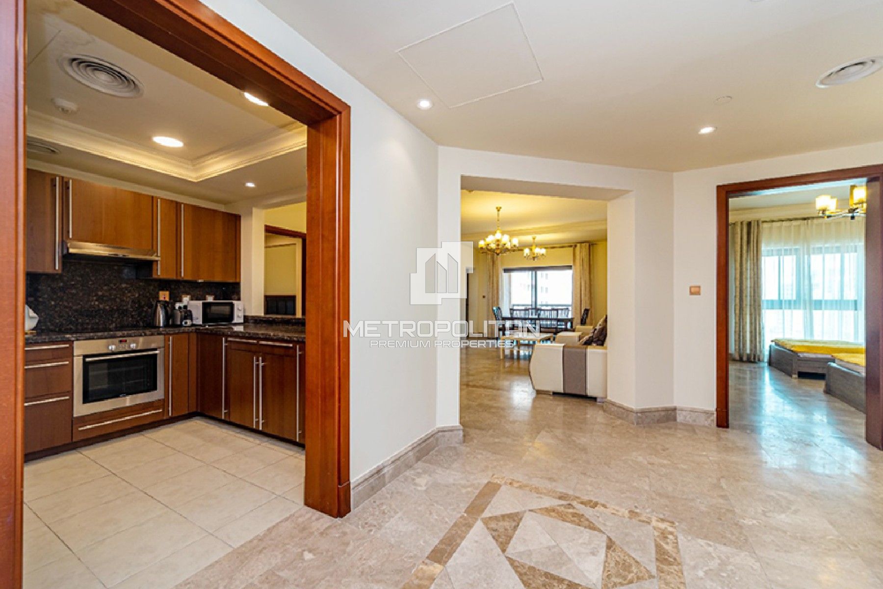 3BR Apartment for Rent in The Fairmont Palm Residence South, Palm Jumeirah - MPR-10470