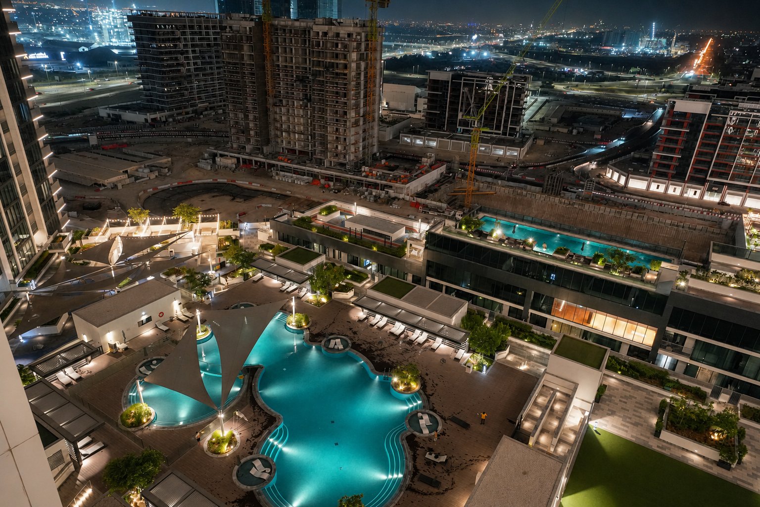 Lagoon & Pool Views | High Floor | Modern Layout